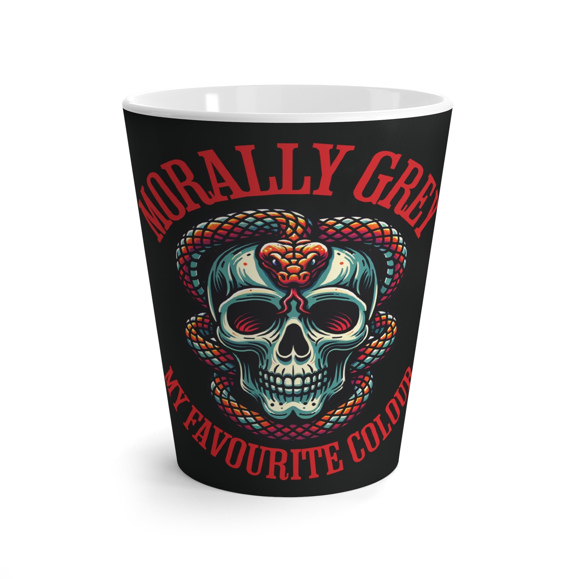 Morally Grey Latte Mug - Bookslut Shirts