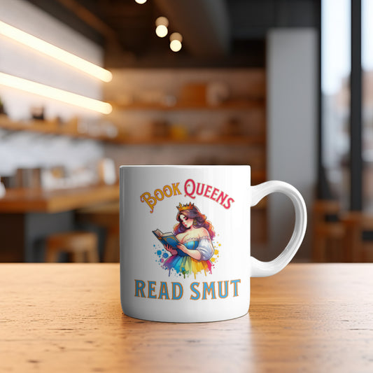 Book Queens Read Smut  glossy mug