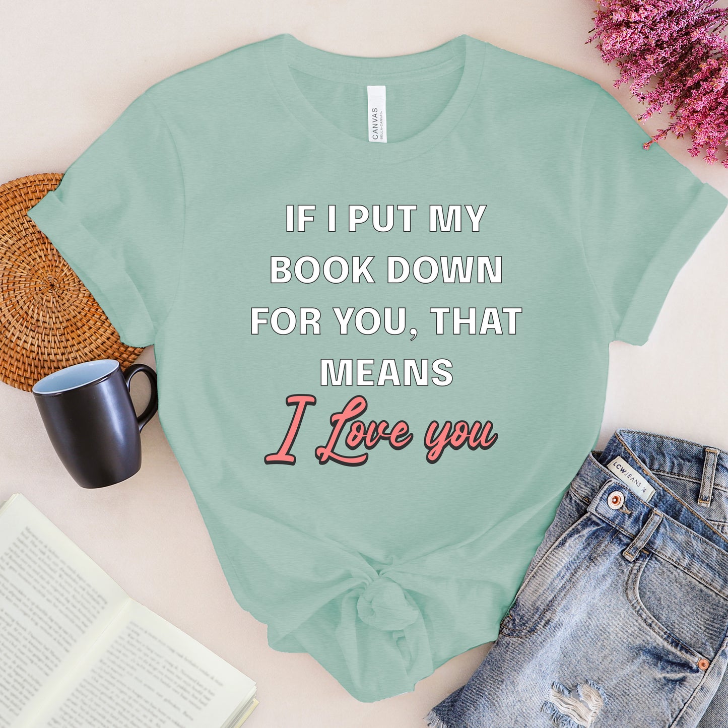 Love Language: Books Tee