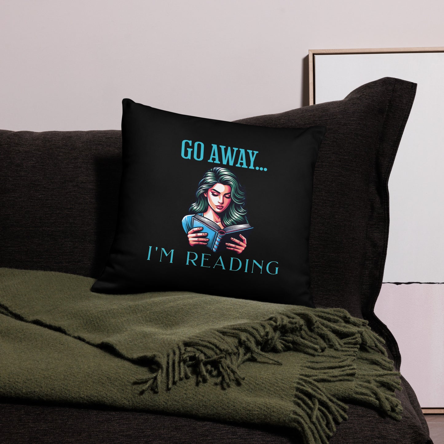 I'm Reading Snuggle Pillow - Bookslut Shirts