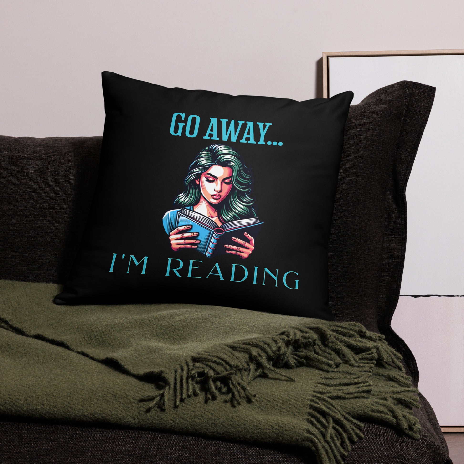 I'm Reading Snuggle Pillow - Bookslut Shirts