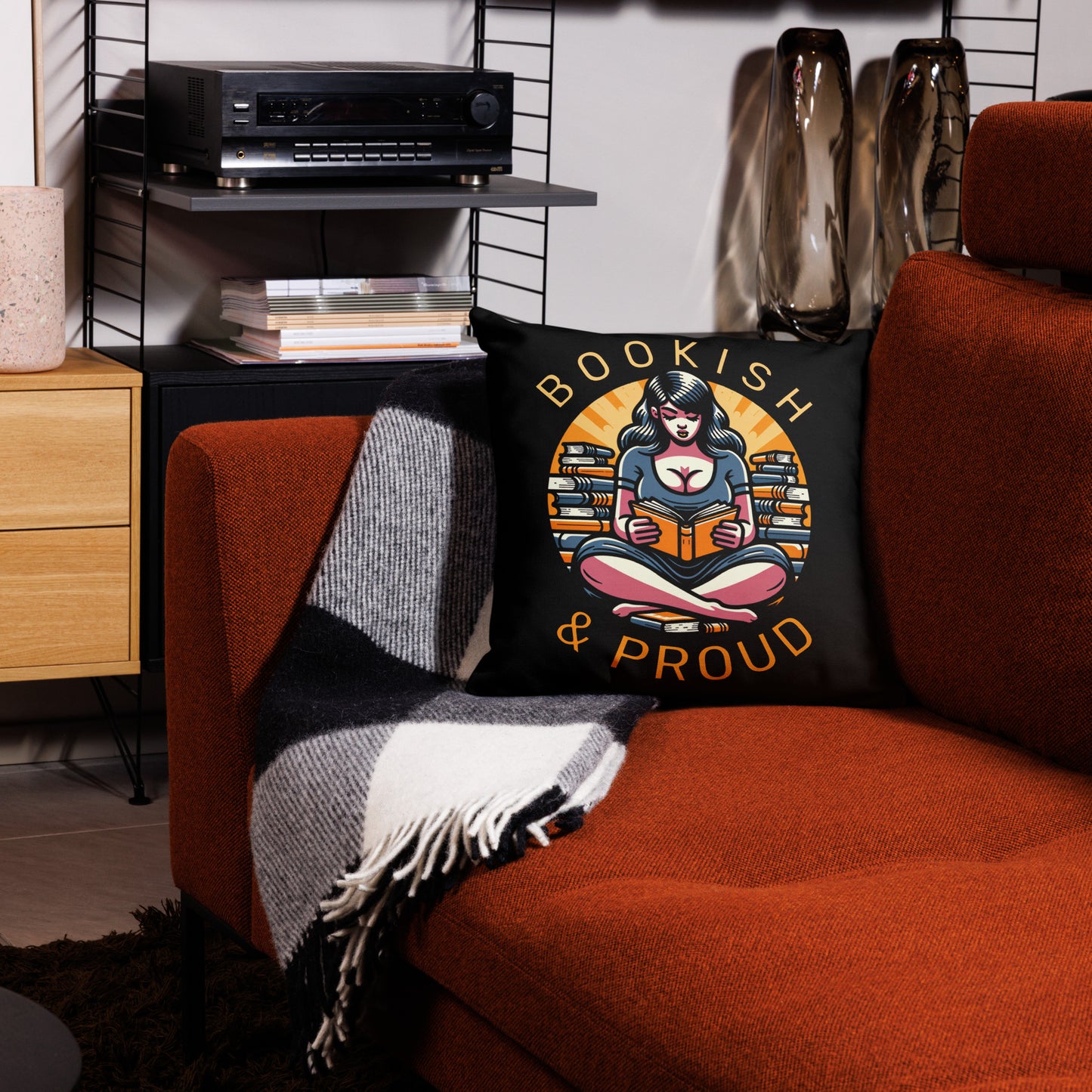 Bookish & Proud Premium Pillow