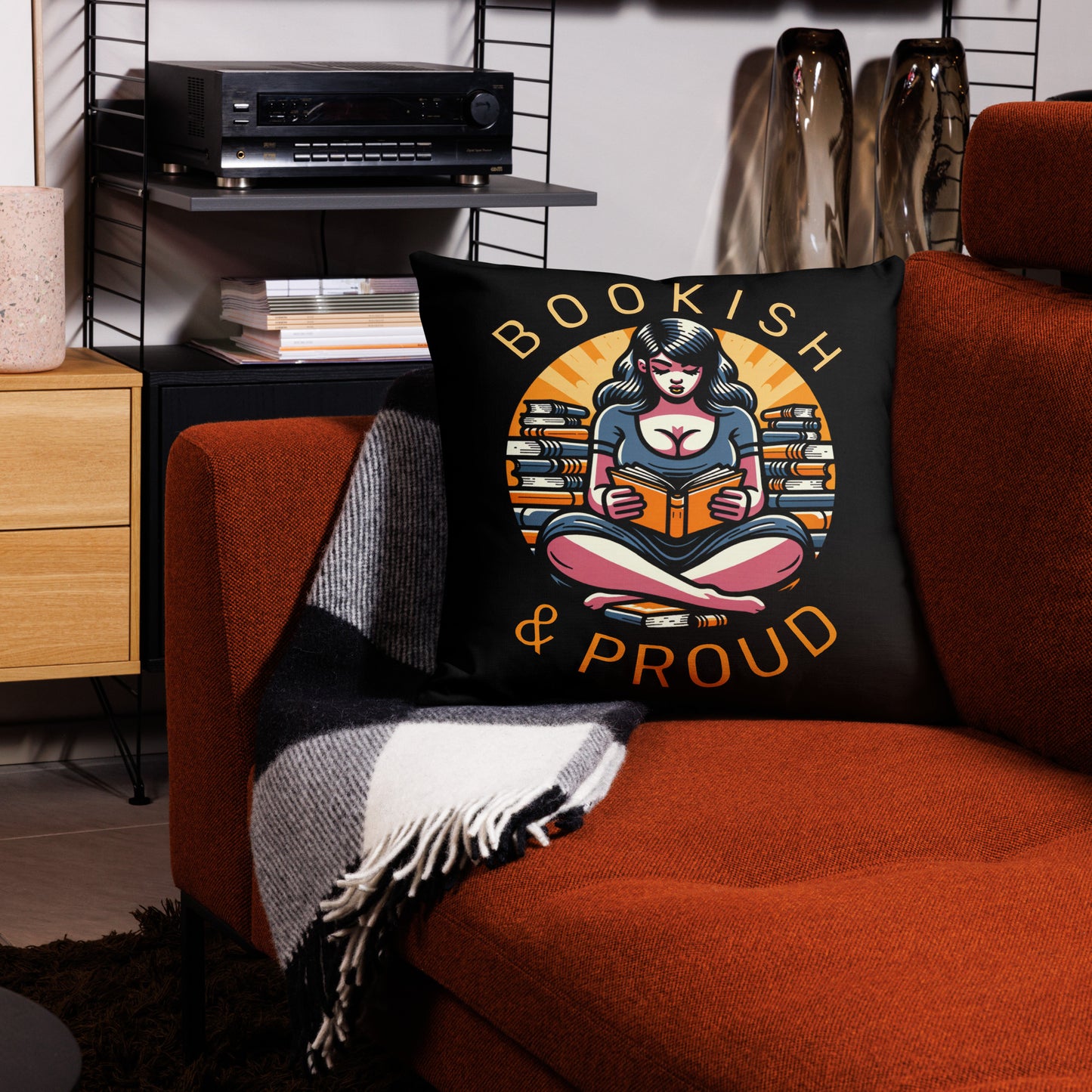 Bookish & Proud Premium Pillow