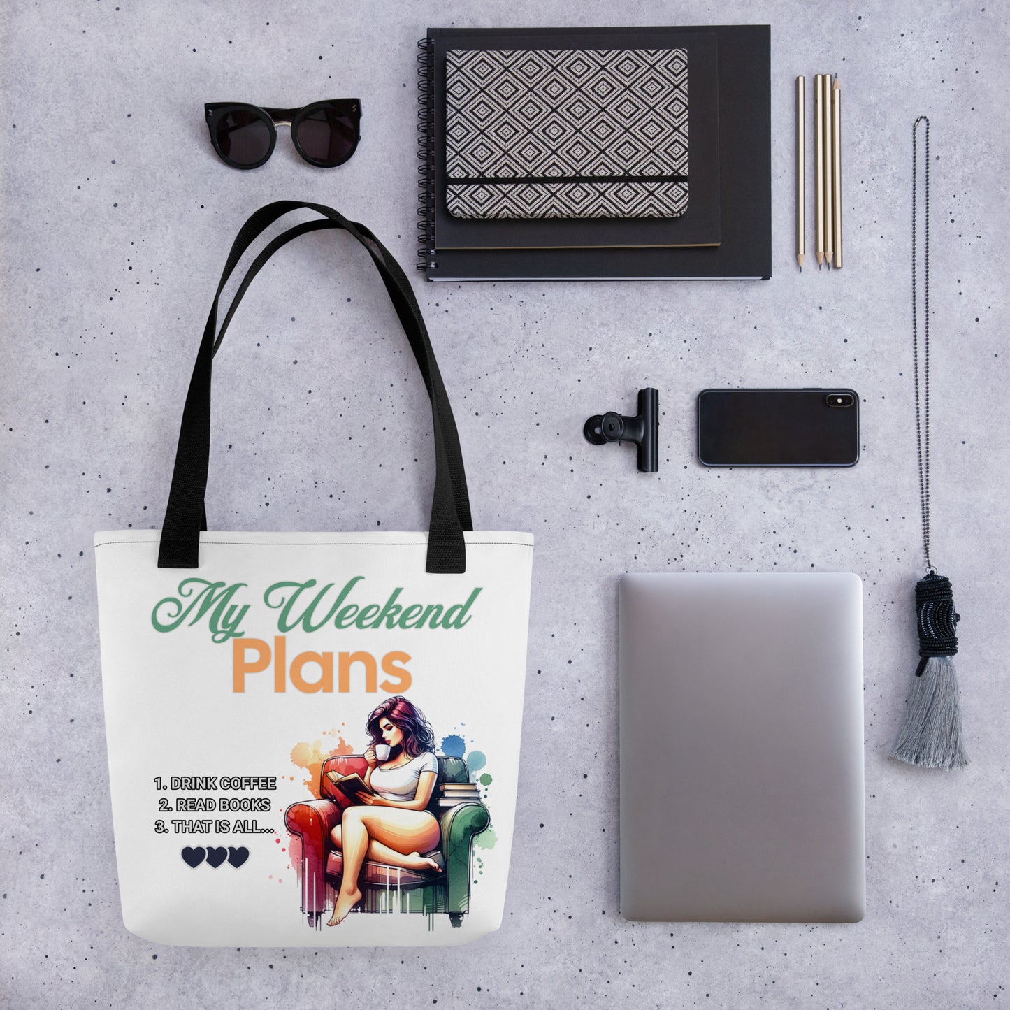 My Weekend Plans Tote bag