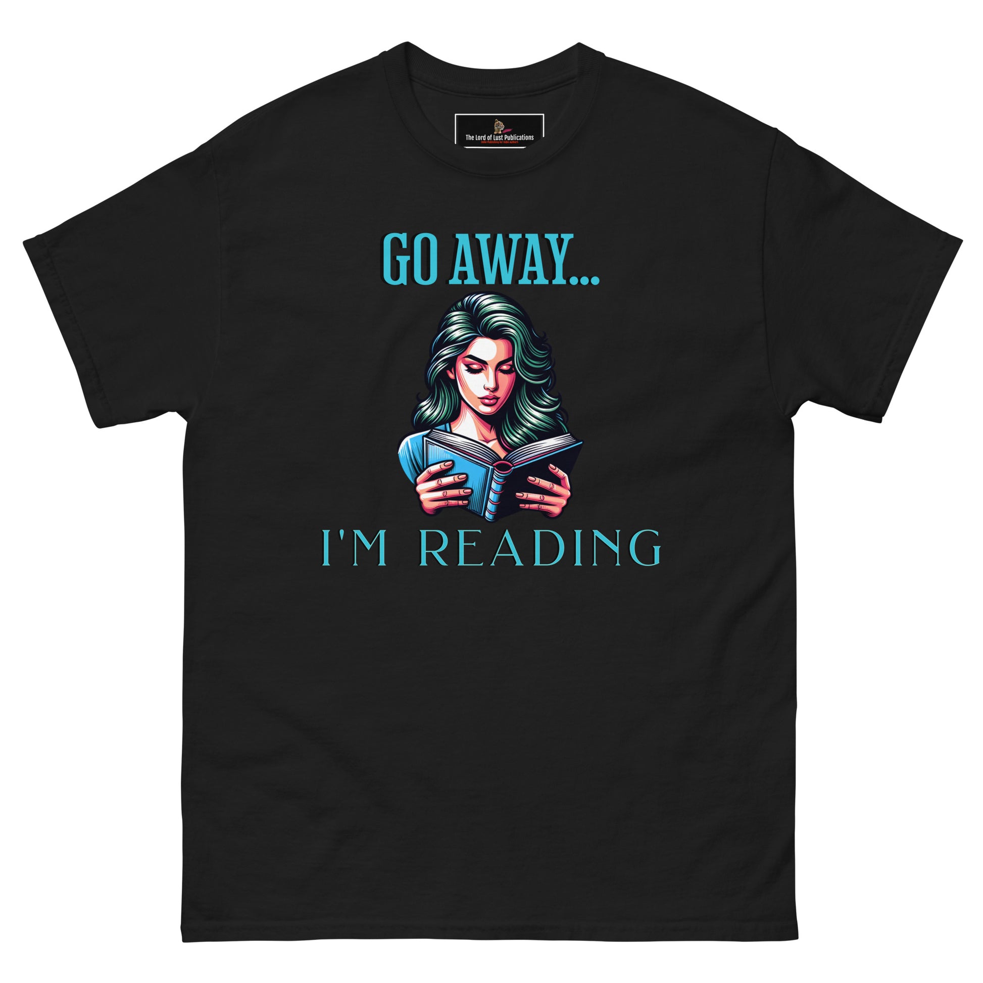 I'm Reading classic tee - Bookslut Shirts