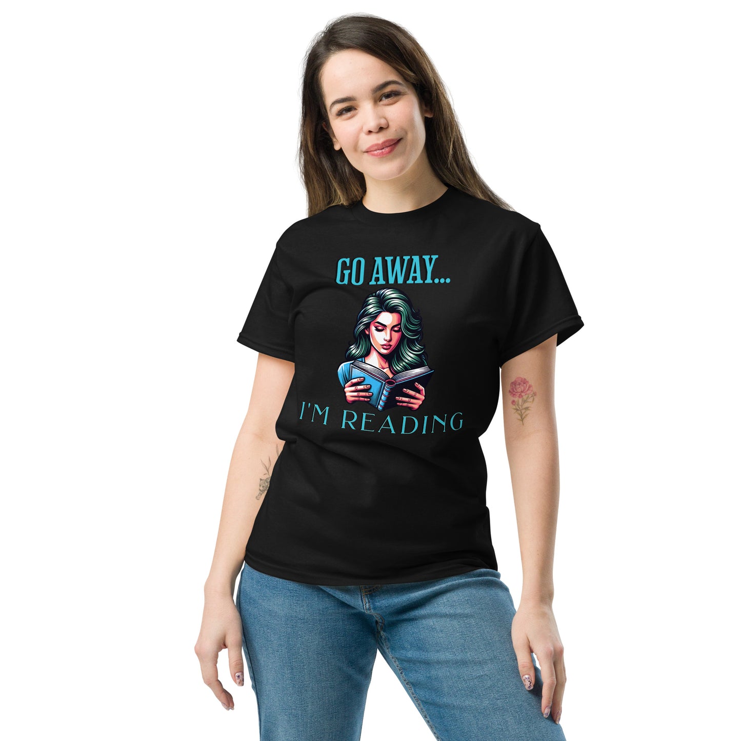 I'm Reading classic tee - Bookslut Shirts