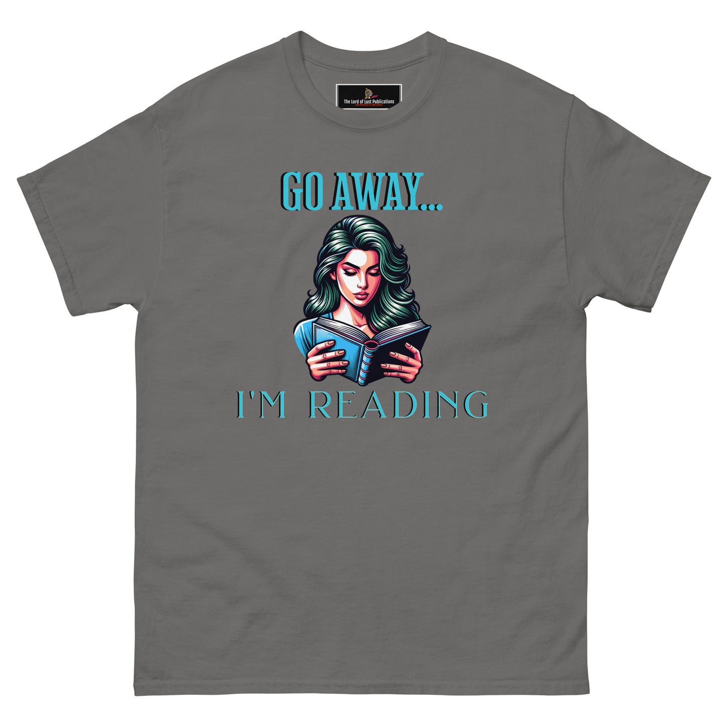 I'm Reading classic tee - Bookslut Shirts