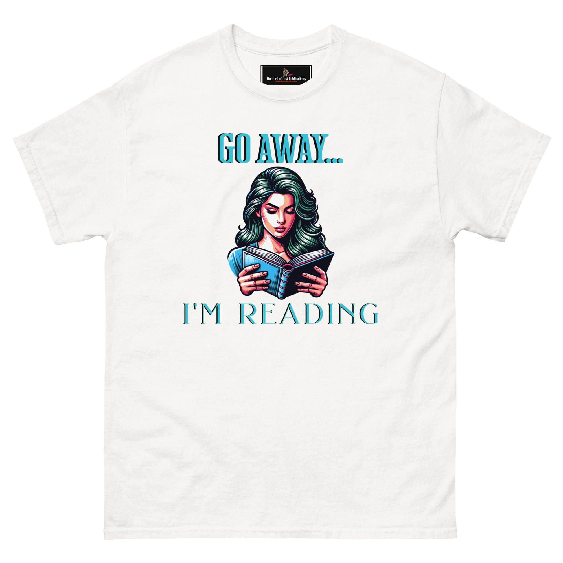 I'm Reading classic tee - Bookslut Shirts