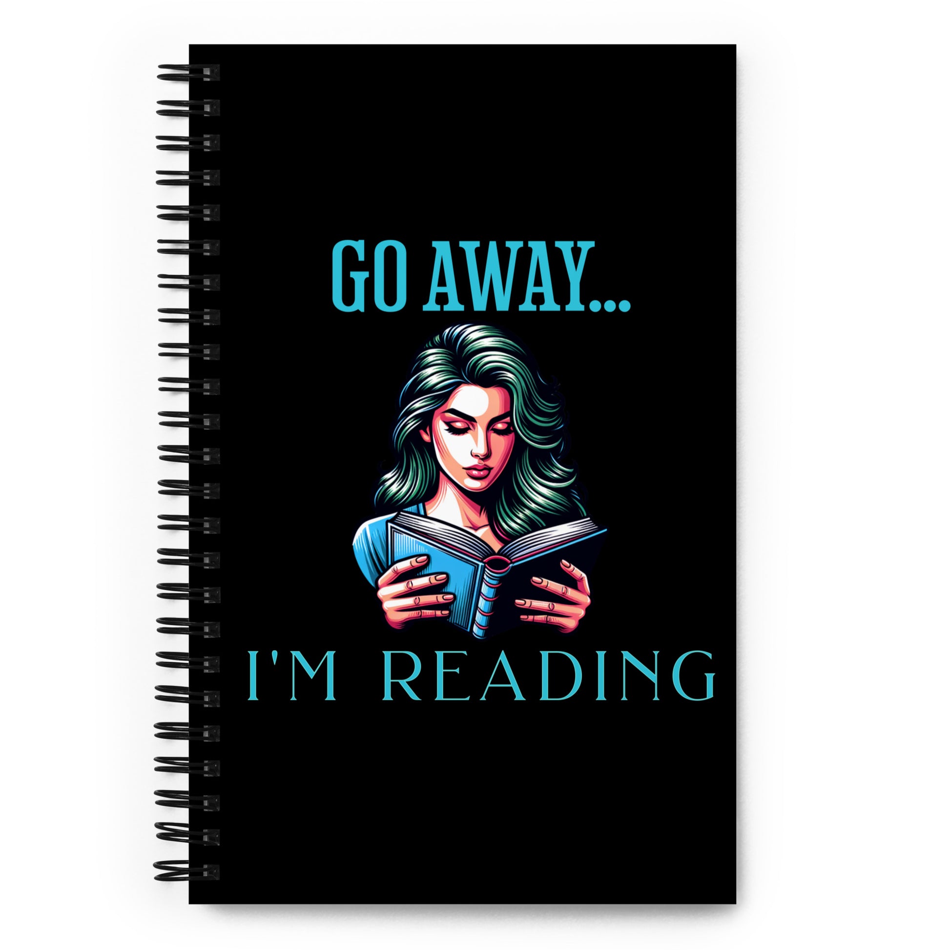 I'm Reading Spiral notebook - Bookslut Shirts