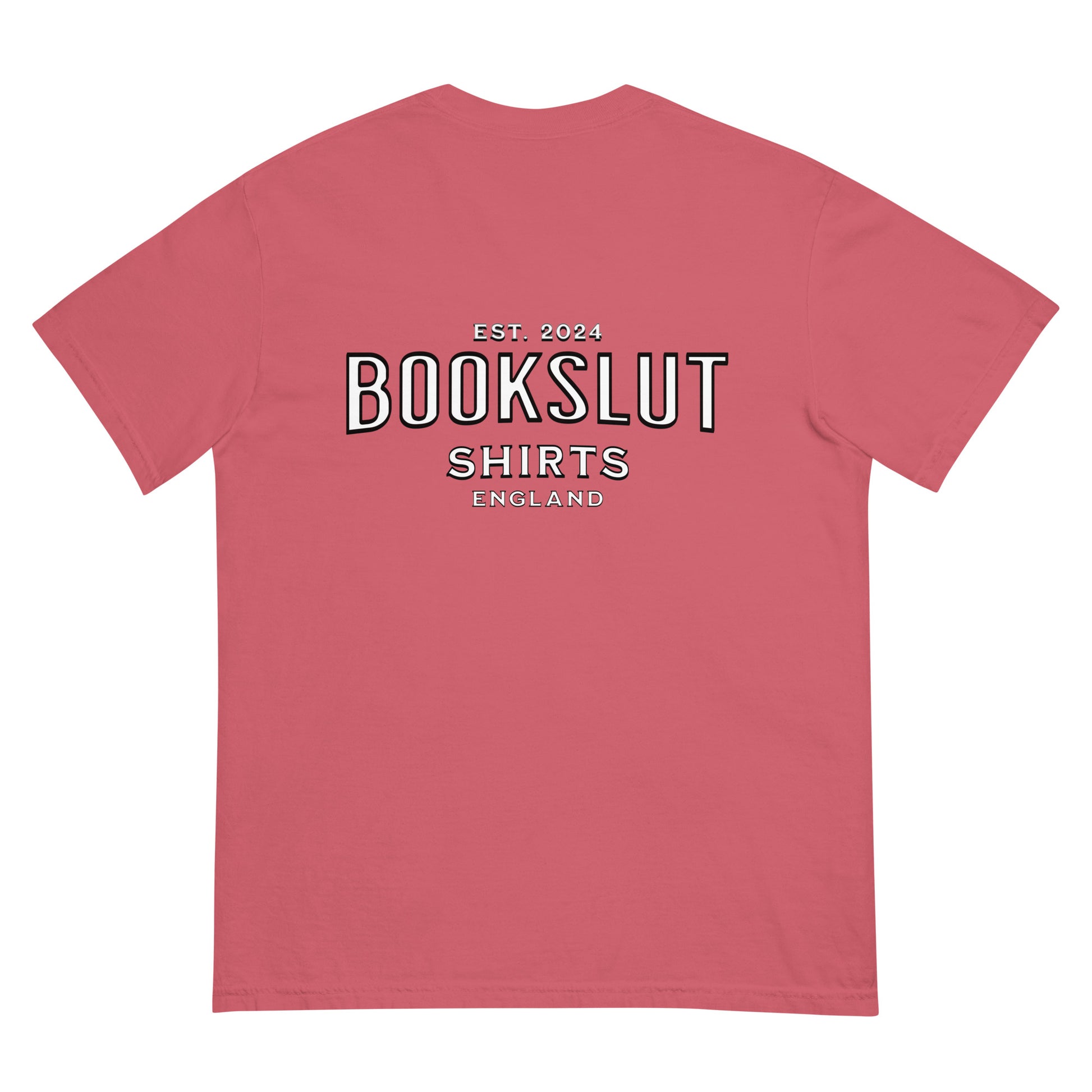 Bookish & Proud Unisex dyed heavyweight t-shirt - Bookslut Shirts