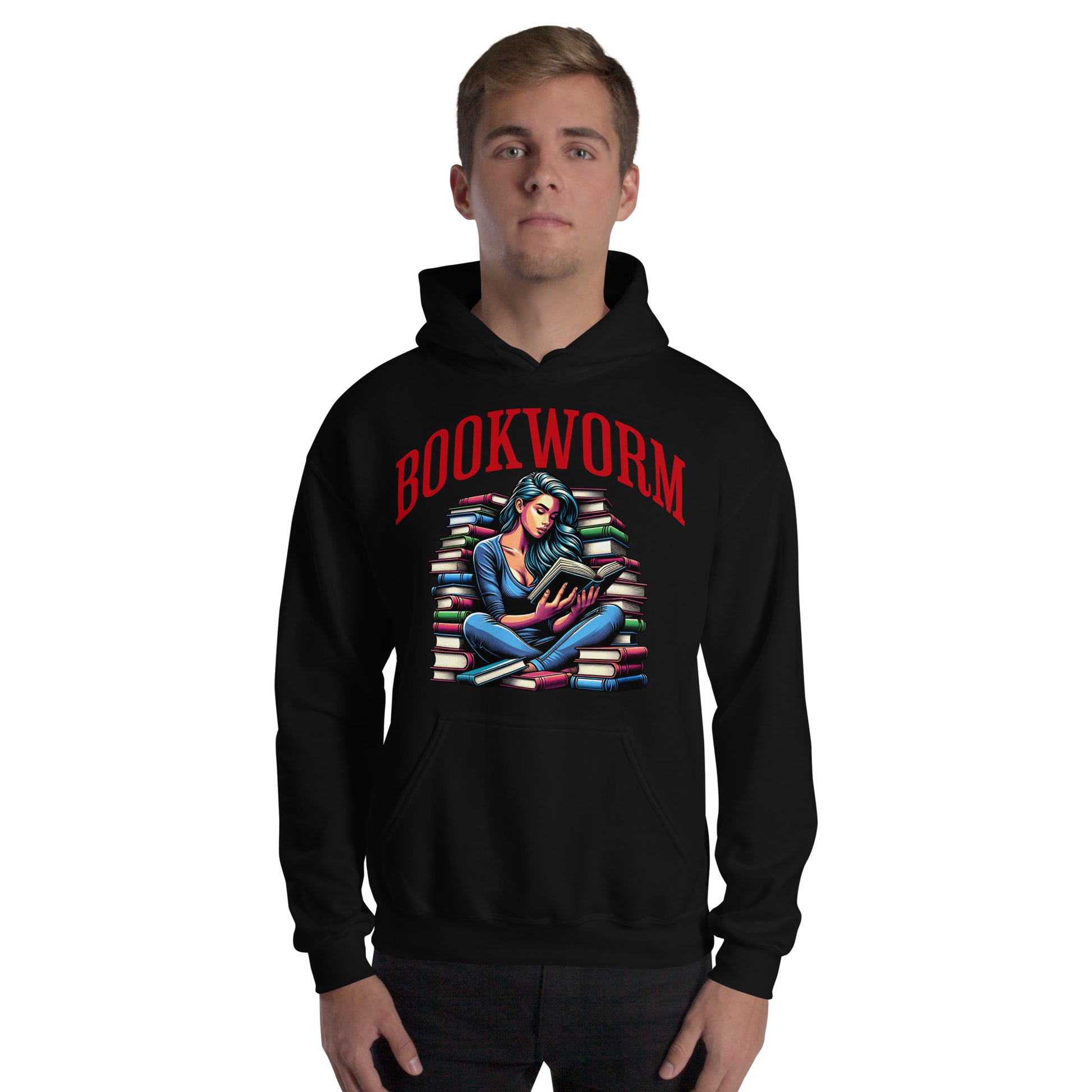 Bookworm Unisex Hoodie - Bookslut Shirts