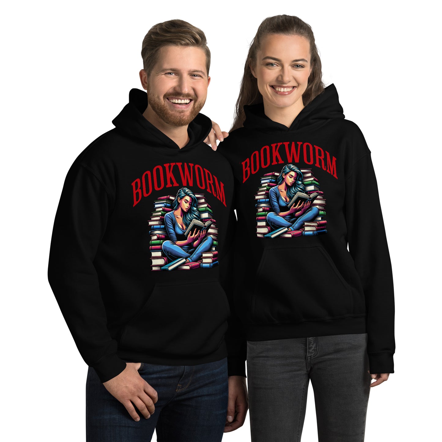 Bookworm Unisex Hoodie - Bookslut Shirts