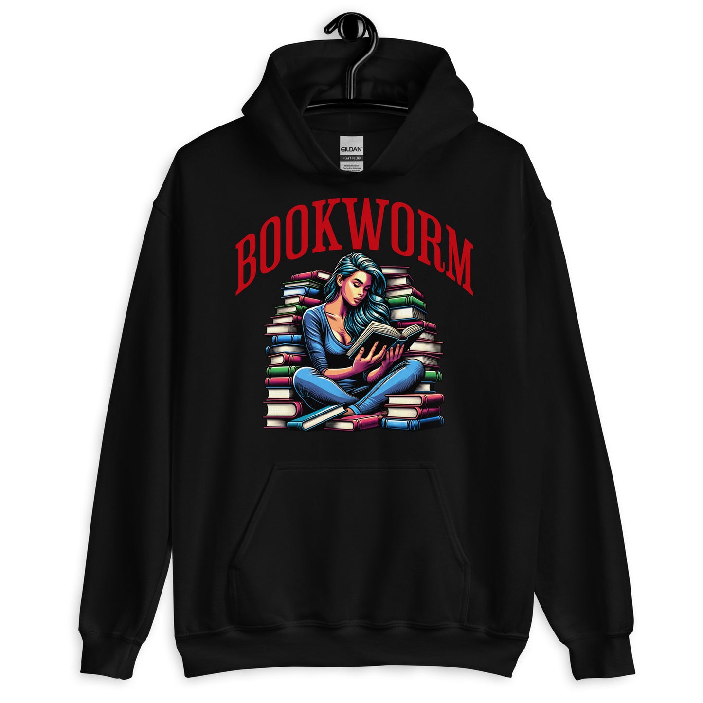 Bookworm Unisex Hoodie - Bookslut Shirts