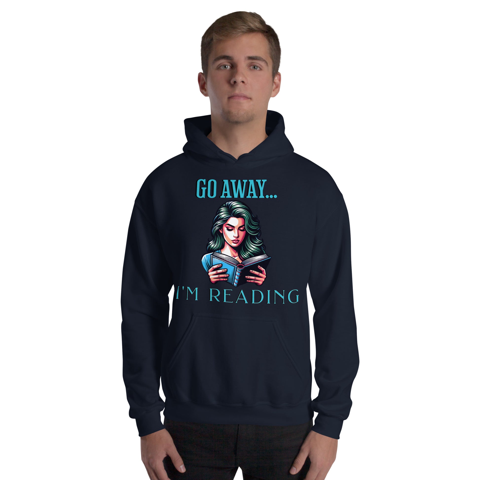 I'm Reading... Unisex Cozy Hoodie - Bookslut Shirts