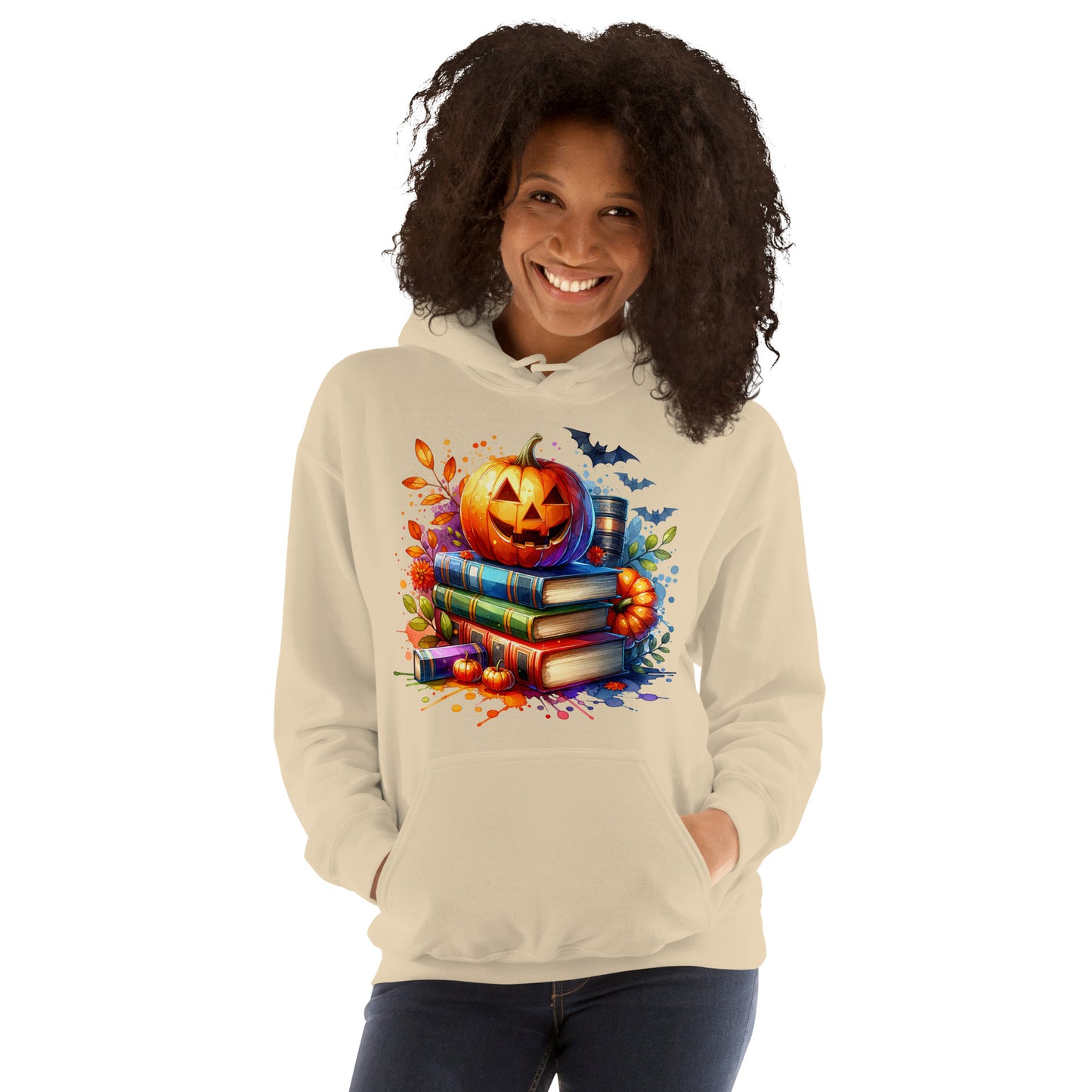 Spooky Halloween Unisex Reader Hoodie