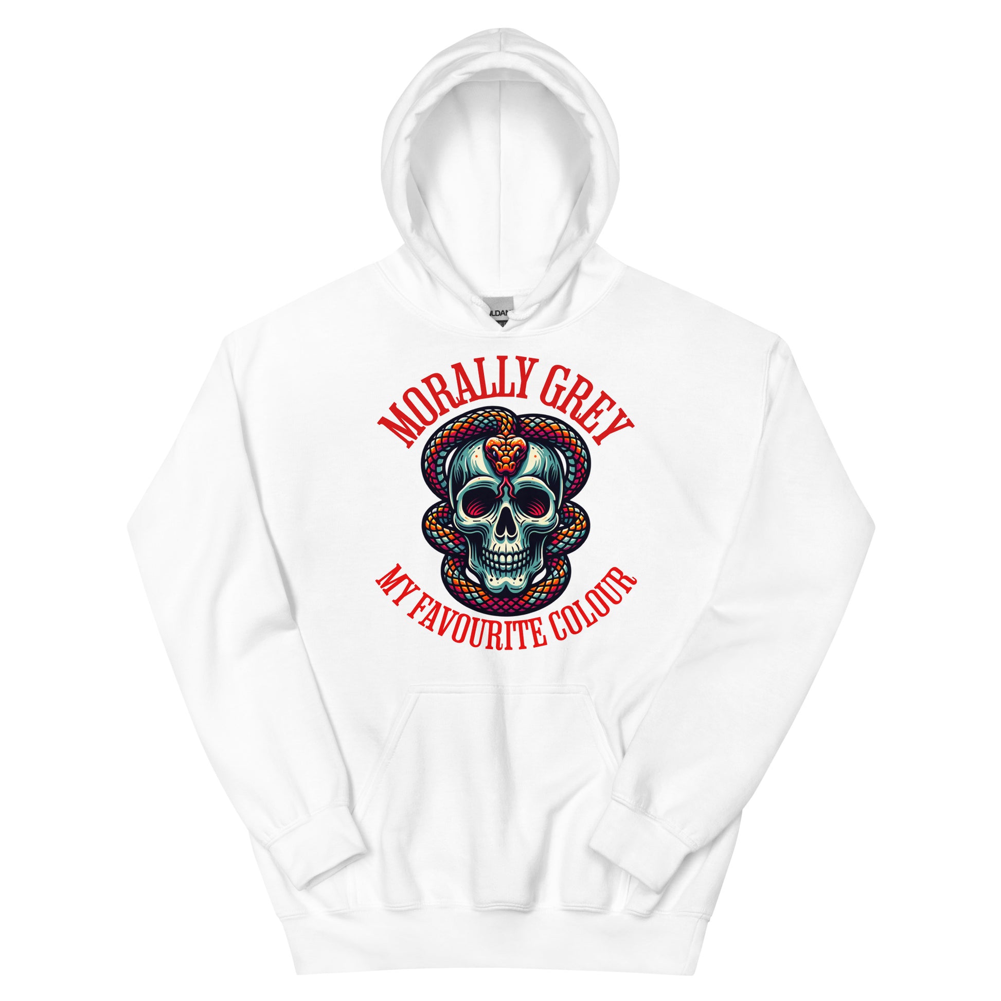 Morally Grey Unisex Hoodie - Bookslut Shirts