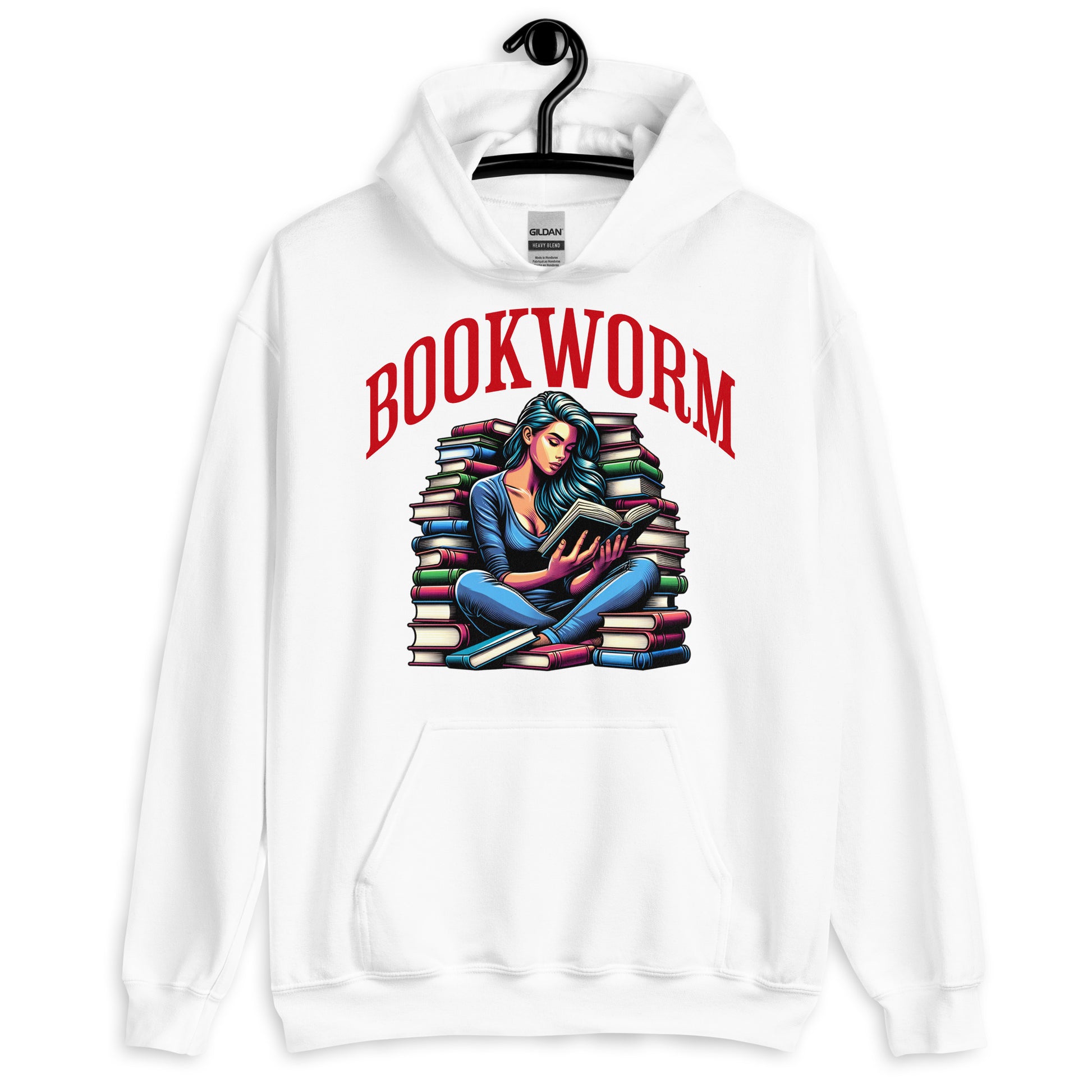 Bookworm Unisex Hoodie - Bookslut Shirts