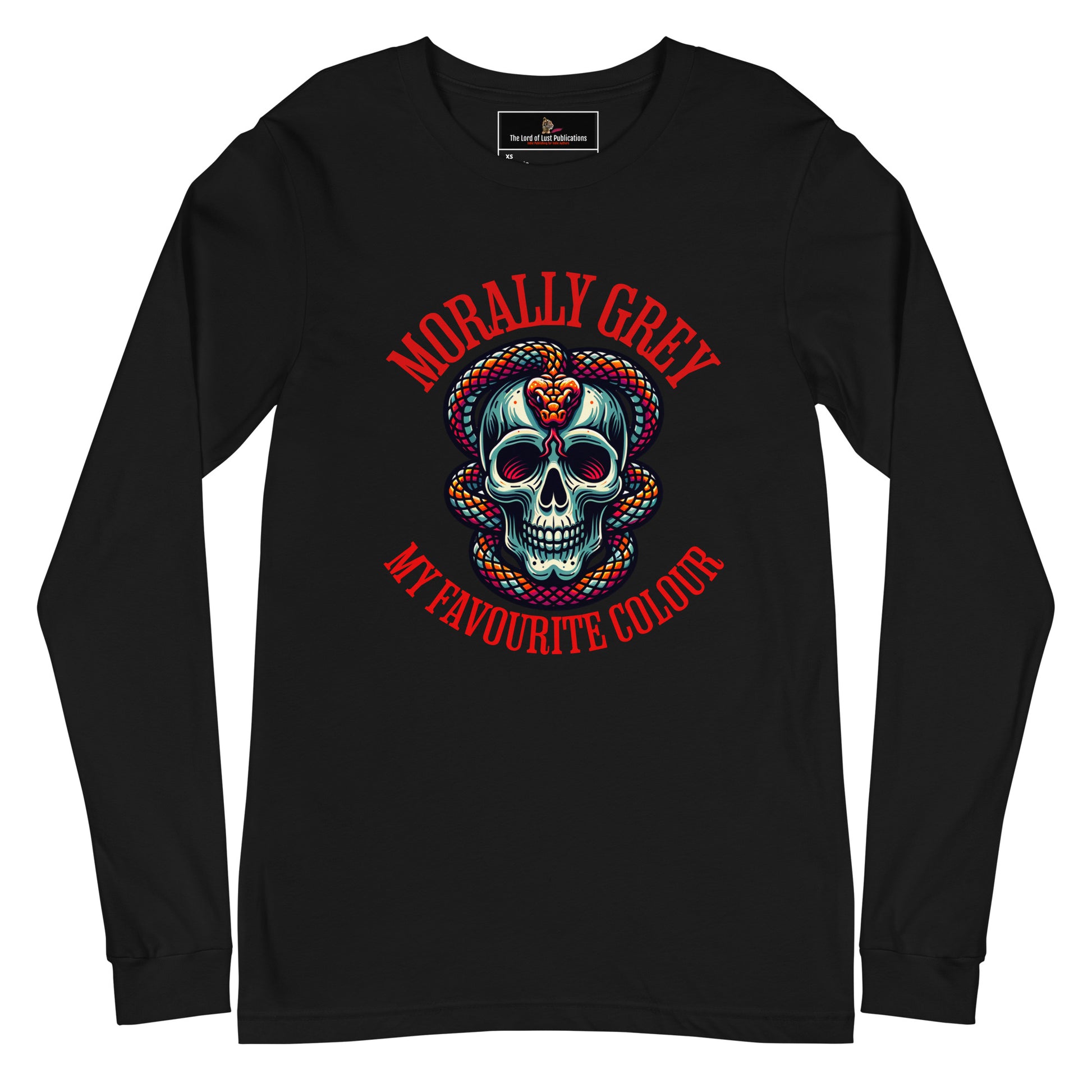 Morally Grey Unisex Long Sleeve Tee - Bookslut Shirts