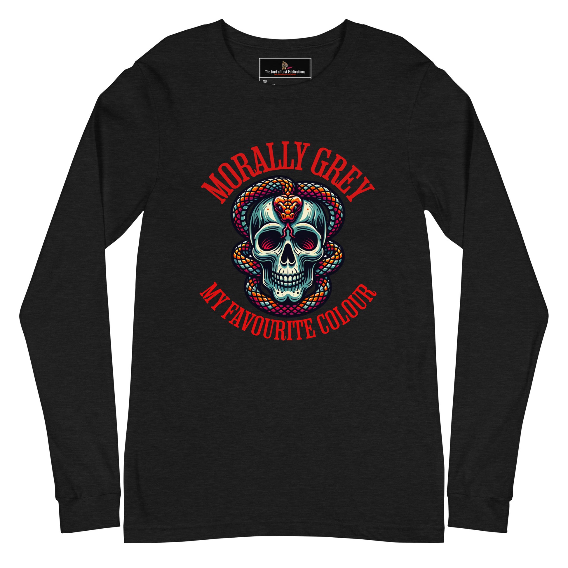 Morally Grey Unisex Long Sleeve Tee - Bookslut Shirts