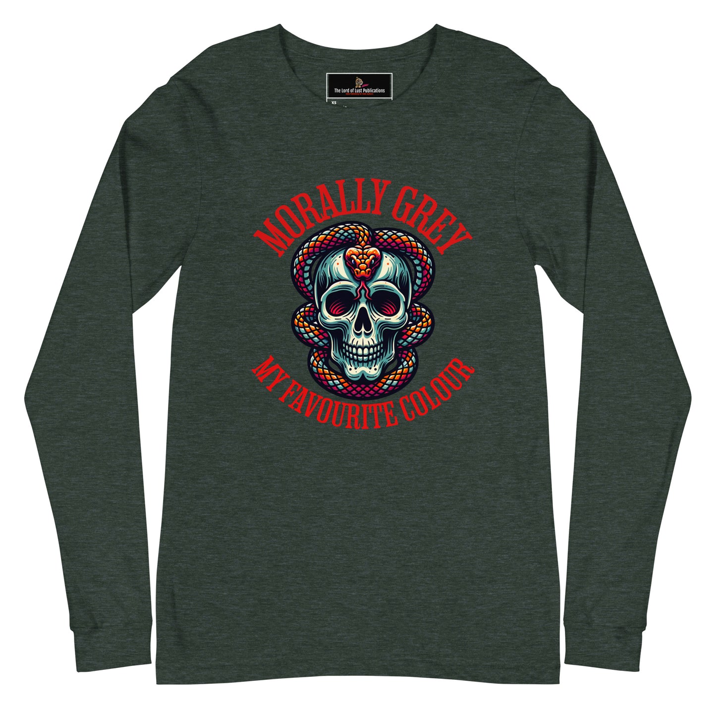 Morally Grey Unisex Long Sleeve Tee - Bookslut Shirts