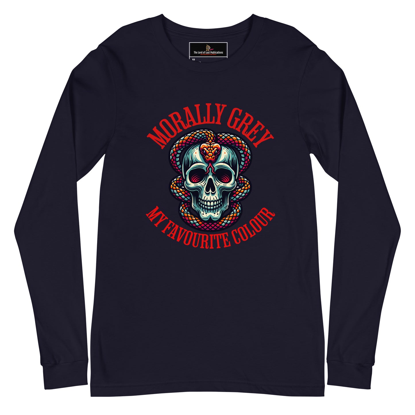 Morally Grey Unisex Long Sleeve Tee - Bookslut Shirts