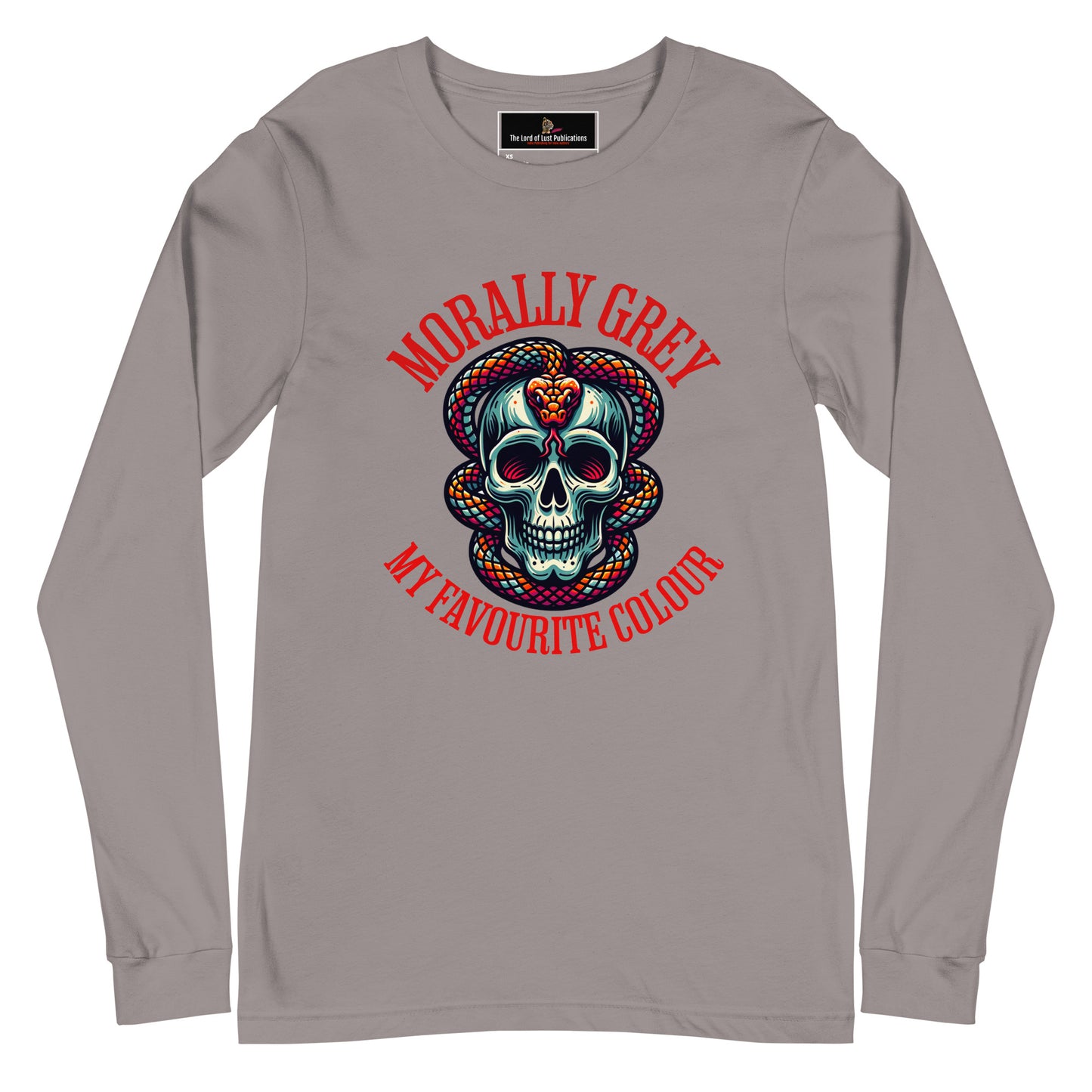 Morally Grey Unisex Long Sleeve Tee - Bookslut Shirts