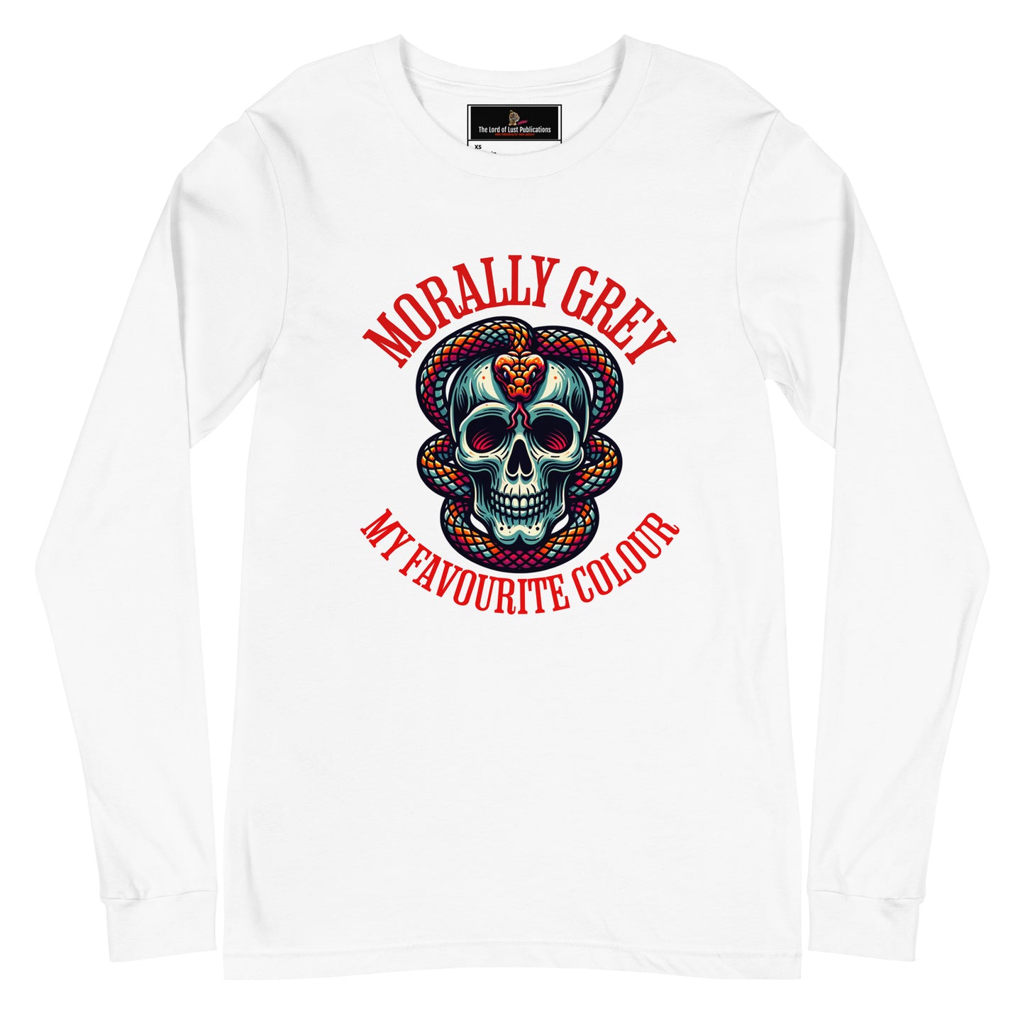 Morally Grey Unisex Long Sleeve Tee - Bookslut Shirts