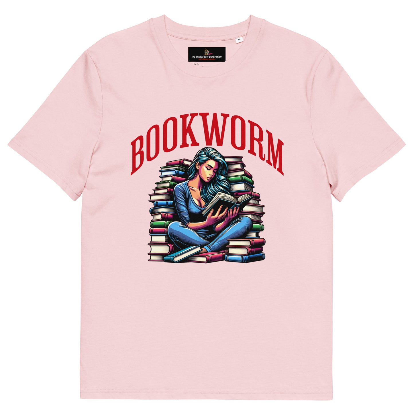 Bookworm organic cotton unisex  t-shirt - Bookslut Shirts