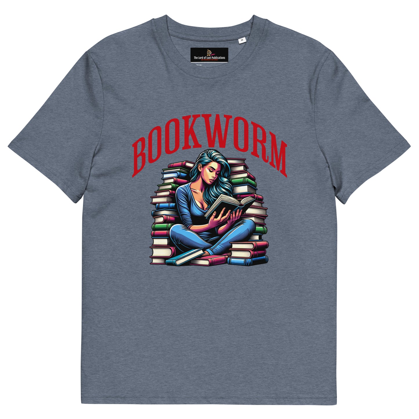 Bookworm organic cotton unisex  t-shirt - Bookslut Shirts