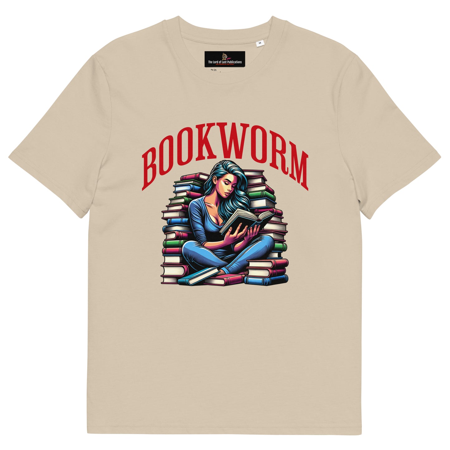 Bookworm organic cotton unisex  t-shirt - Bookslut Shirts