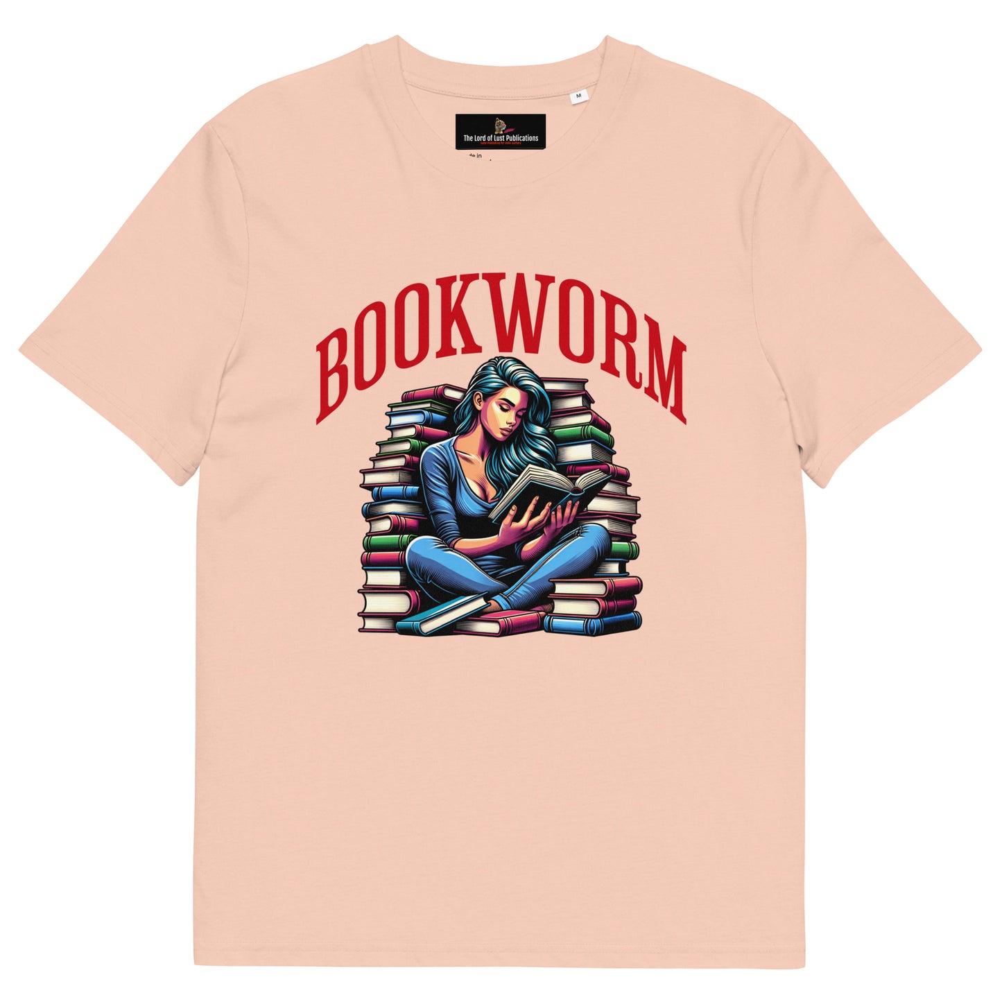 Bookworm organic cotton unisex  t-shirt - Bookslut Shirts