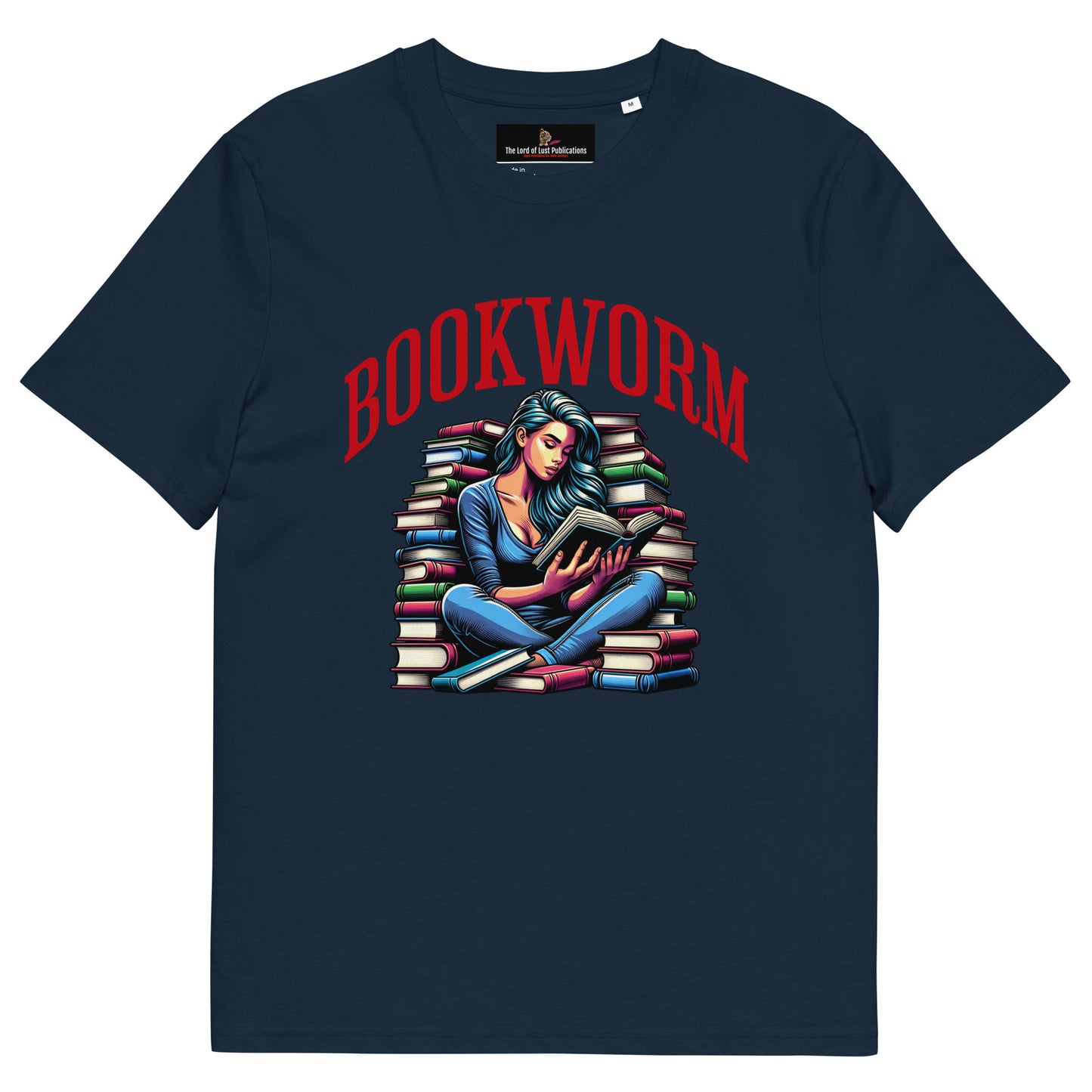 Bookworm organic cotton unisex  t-shirt - Bookslut Shirts