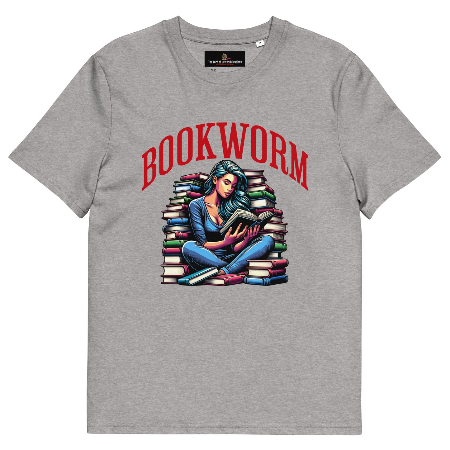 Bookworm organic cotton unisex  t-shirt - Bookslut Shirts