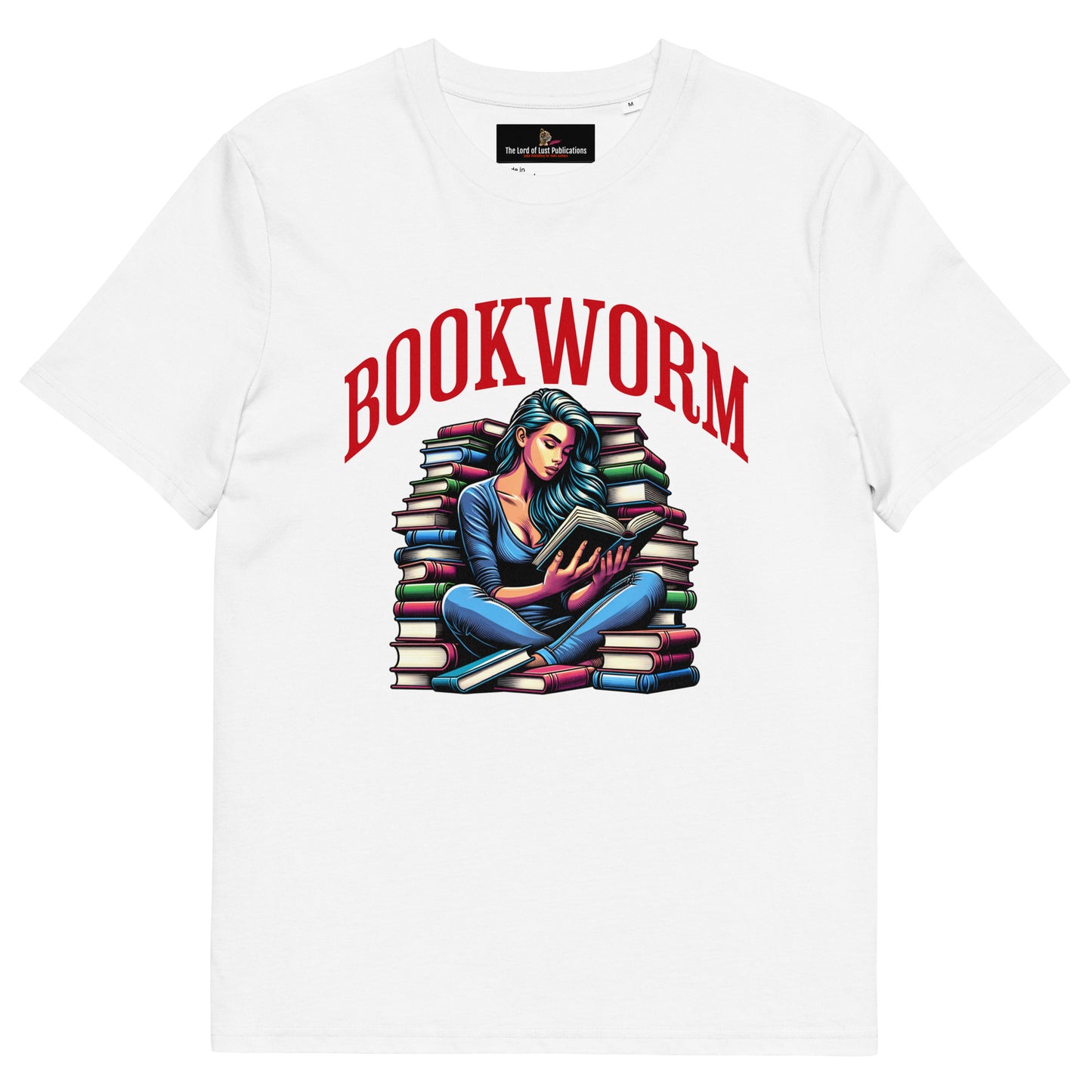 Bookworm organic cotton unisex  t-shirt - Bookslut Shirts