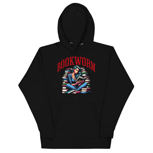 Bookworm Unisex Hoodie - Bookslut Shirts