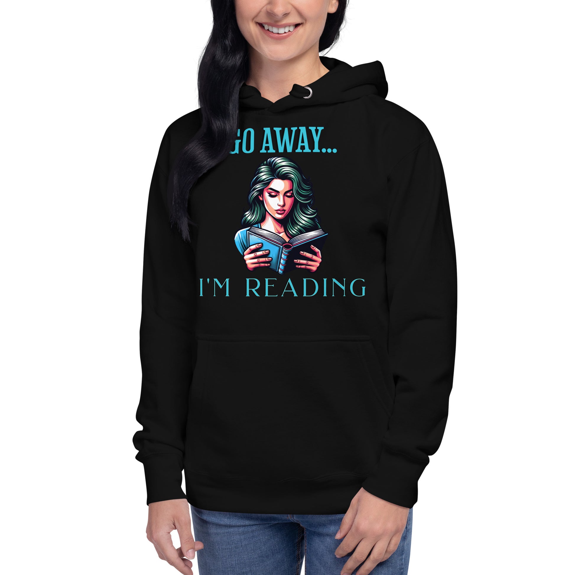 I'm Reading... Unisex Hoodie - Bookslut Shirts