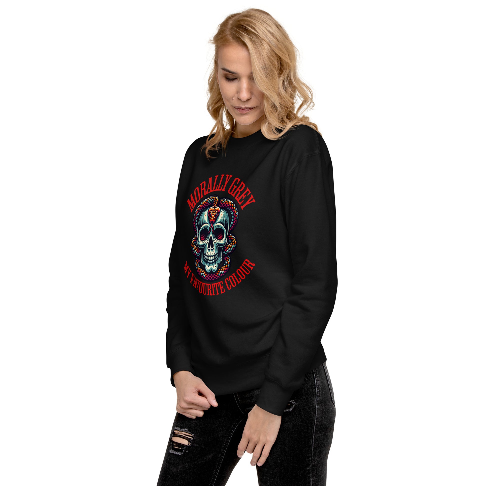 Morally Grey Unisex Sweatshirt - Bookslut Shirts