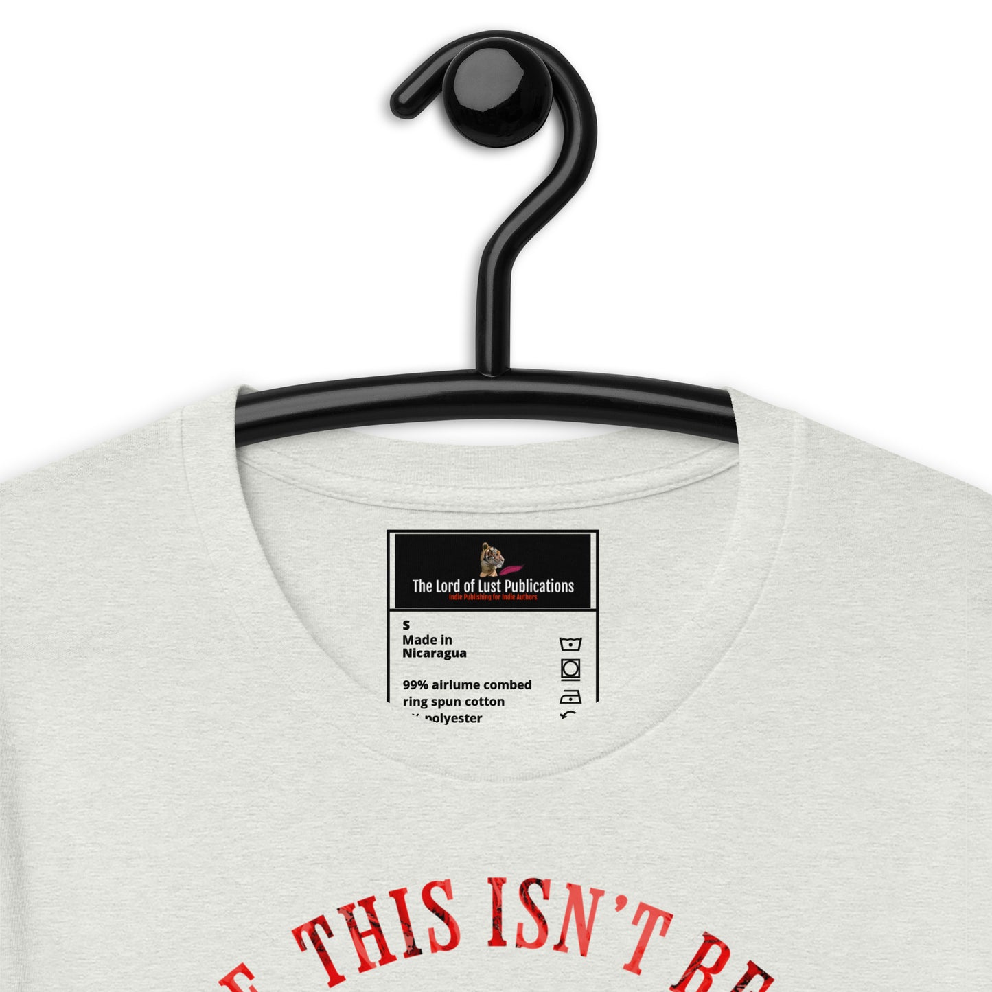 This isn't reading, it's foreplay Unisex t-shirt - Bookslut Shirts