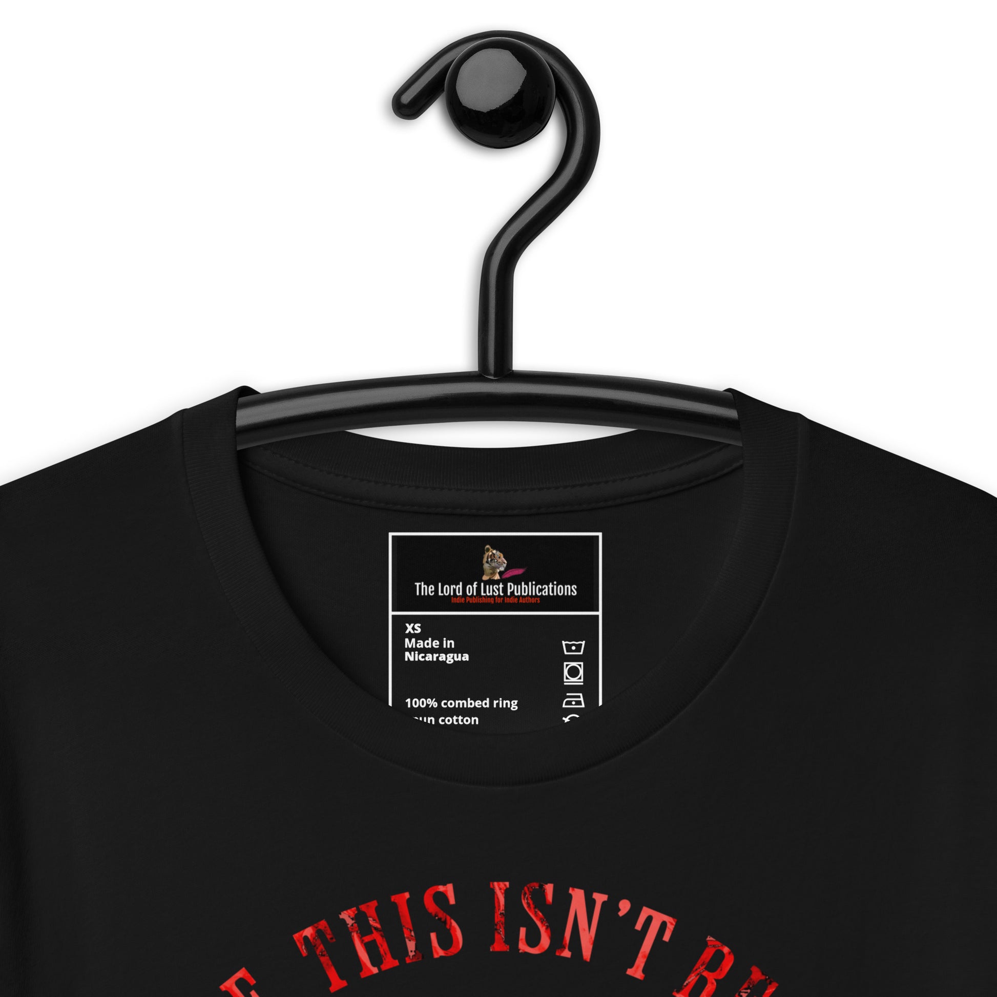 This isn't reading, it's foreplay Unisex t-shirt - Bookslut Shirts