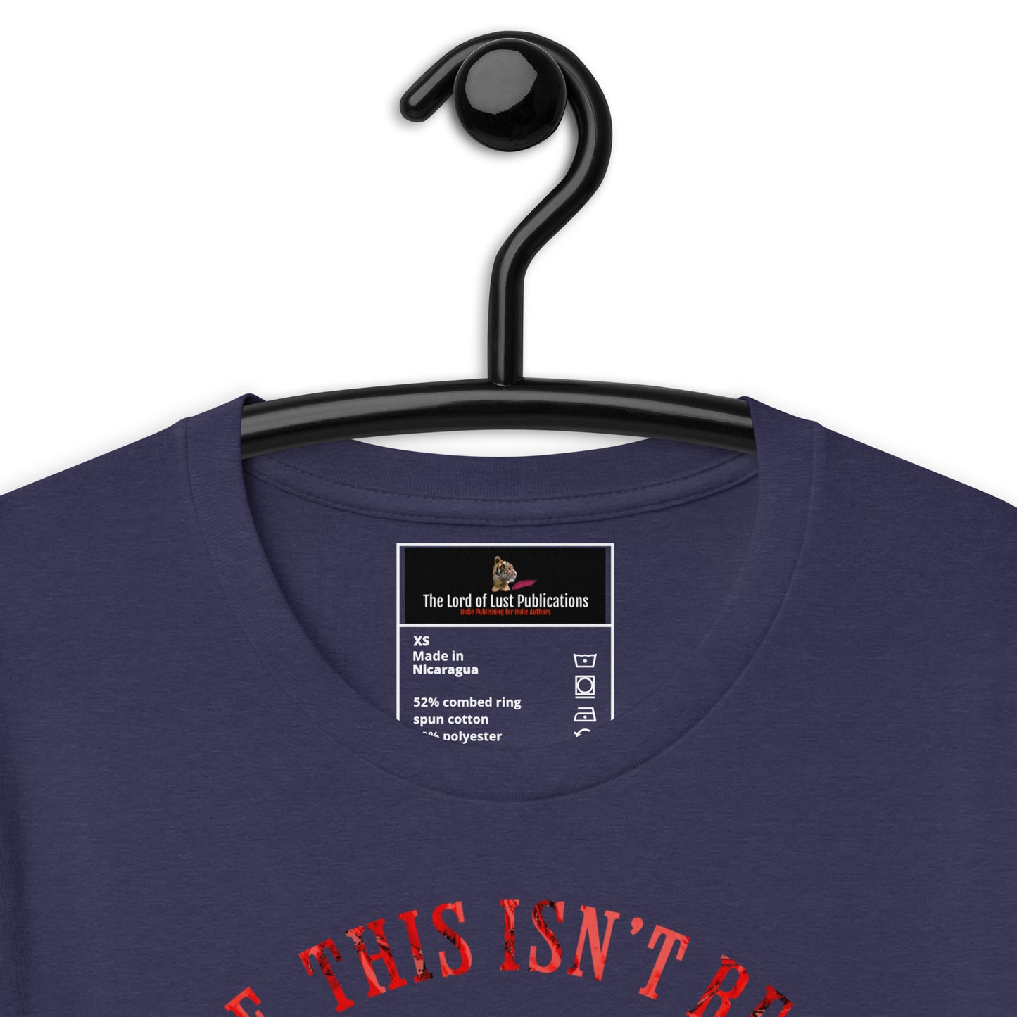 This isn't reading, it's foreplay Unisex t-shirt - Bookslut Shirts