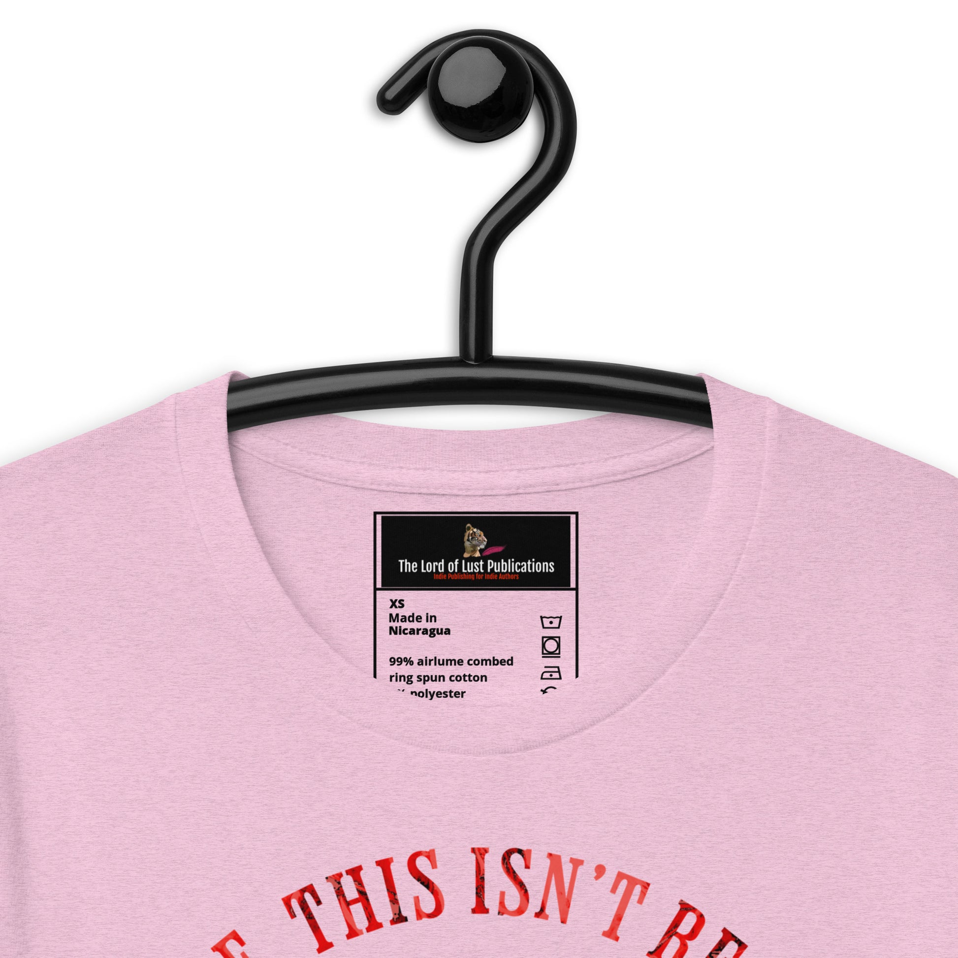 This isn't reading, it's foreplay Unisex t-shirt - Bookslut Shirts