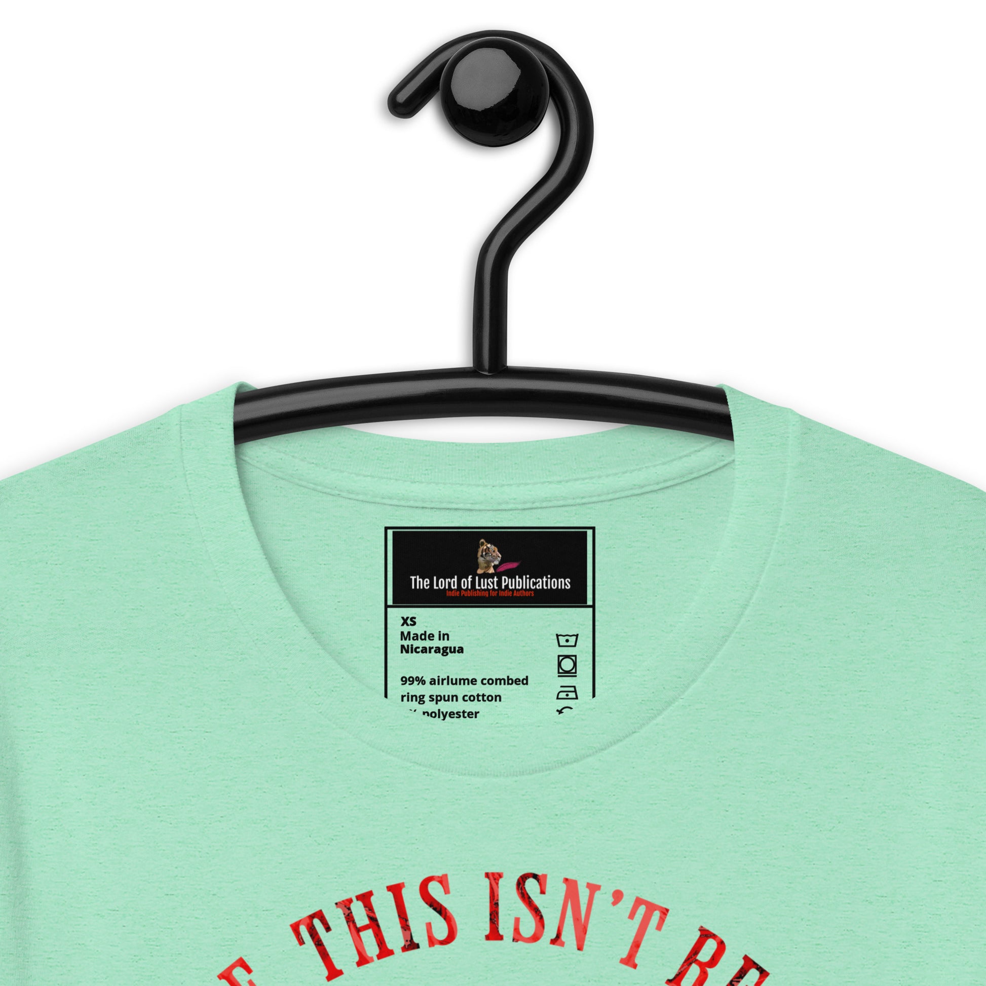 This isn't reading, it's foreplay Unisex t-shirt - Bookslut Shirts