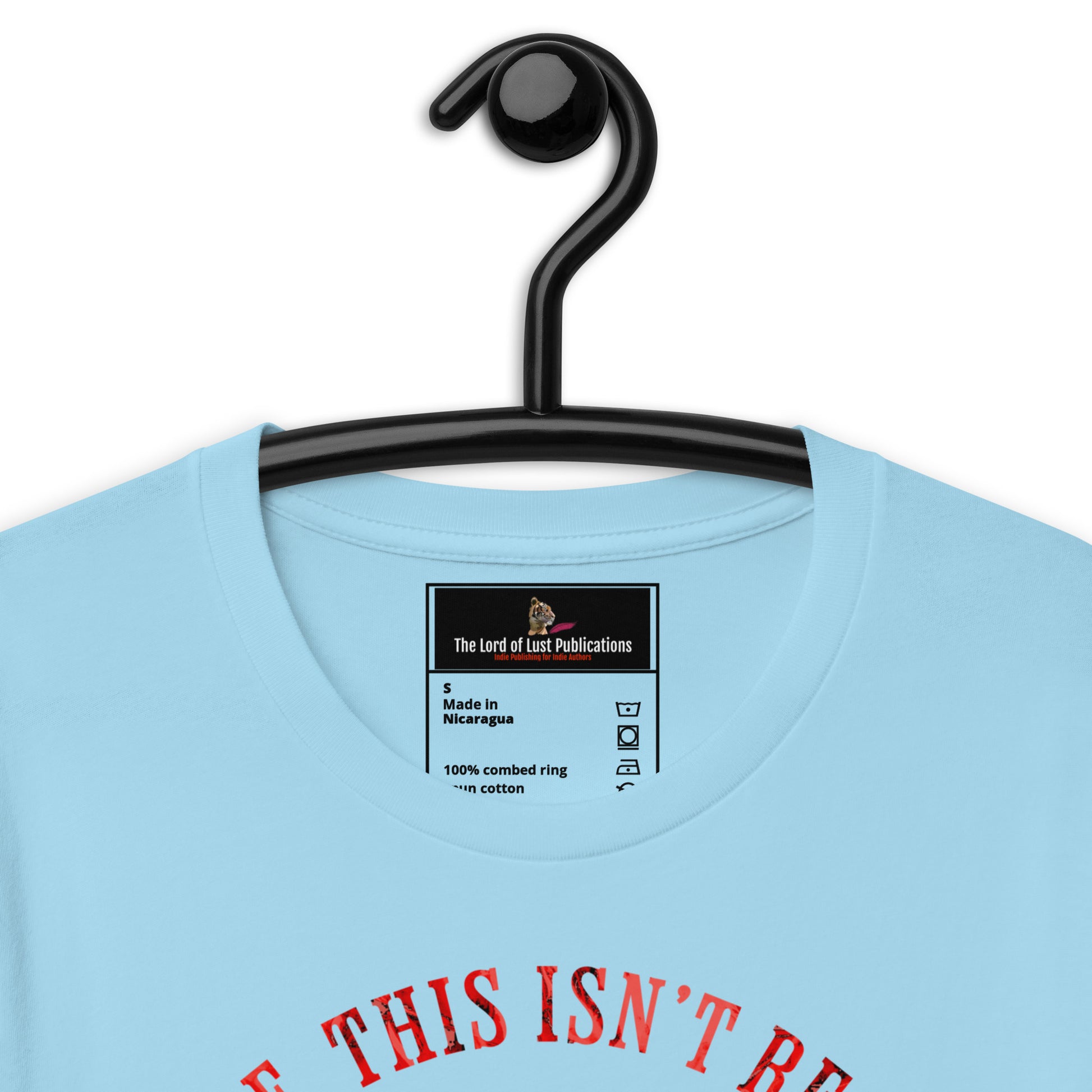 This isn't reading, it's foreplay Unisex t-shirt - Bookslut Shirts