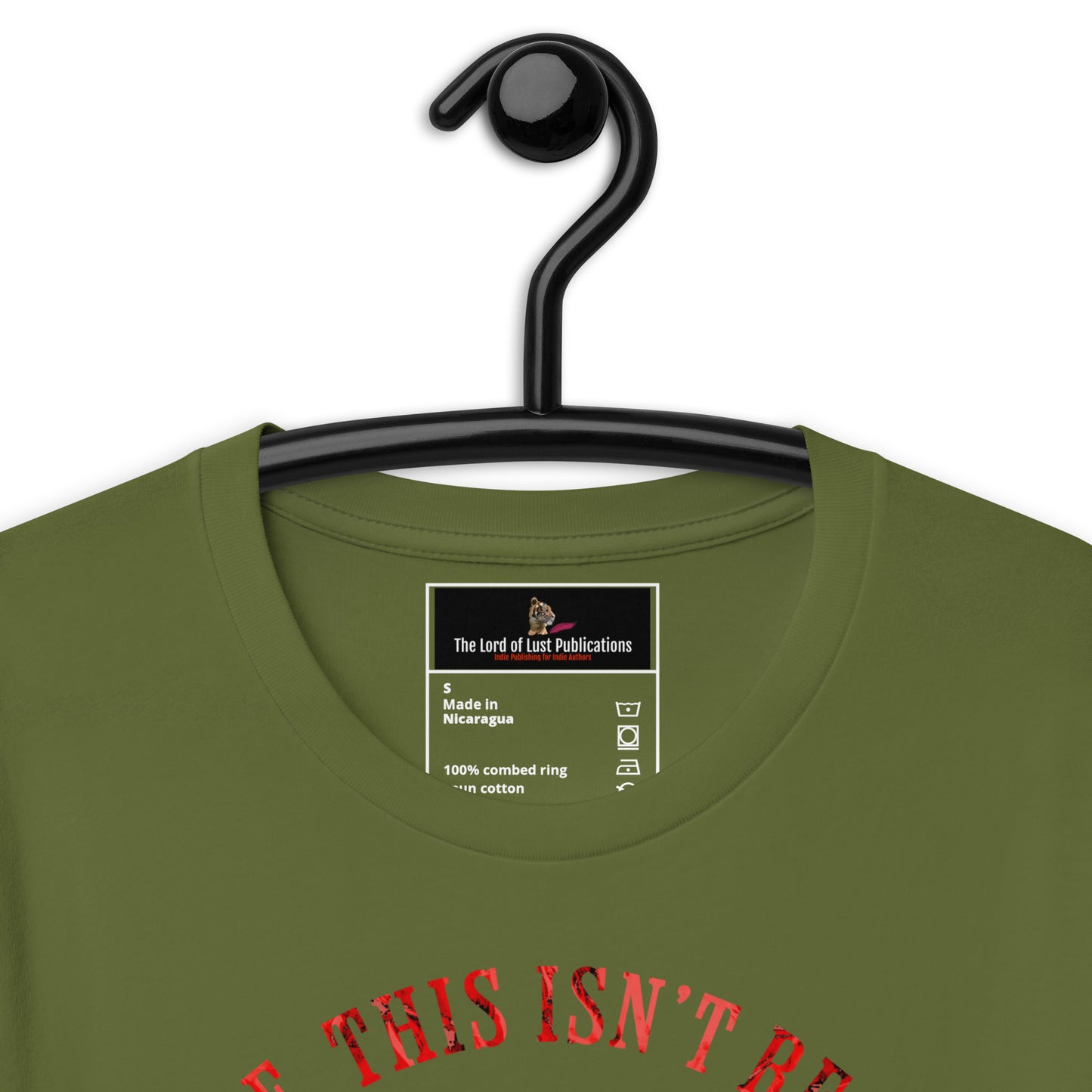 This isn't reading, it's foreplay Unisex t-shirt - Bookslut Shirts