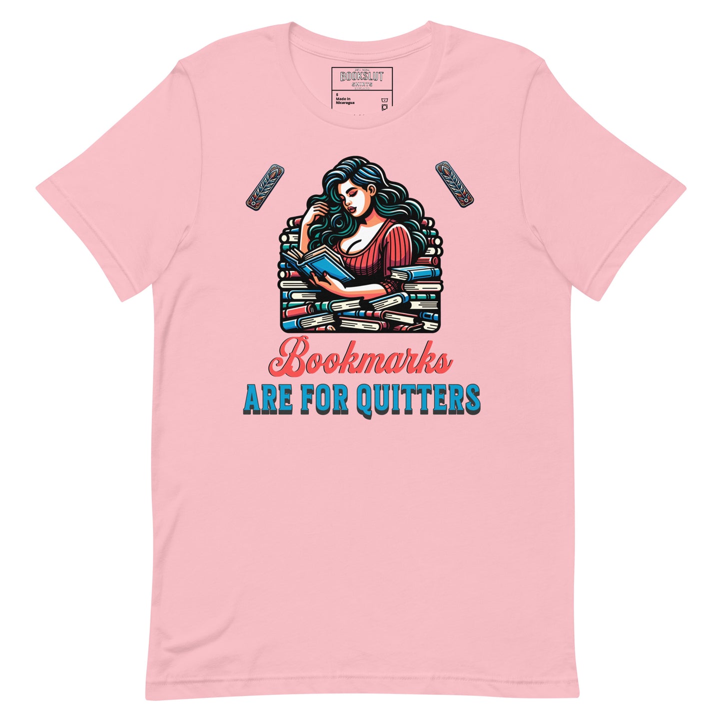 Bookmarks are for Quitters Unisex t-shirt