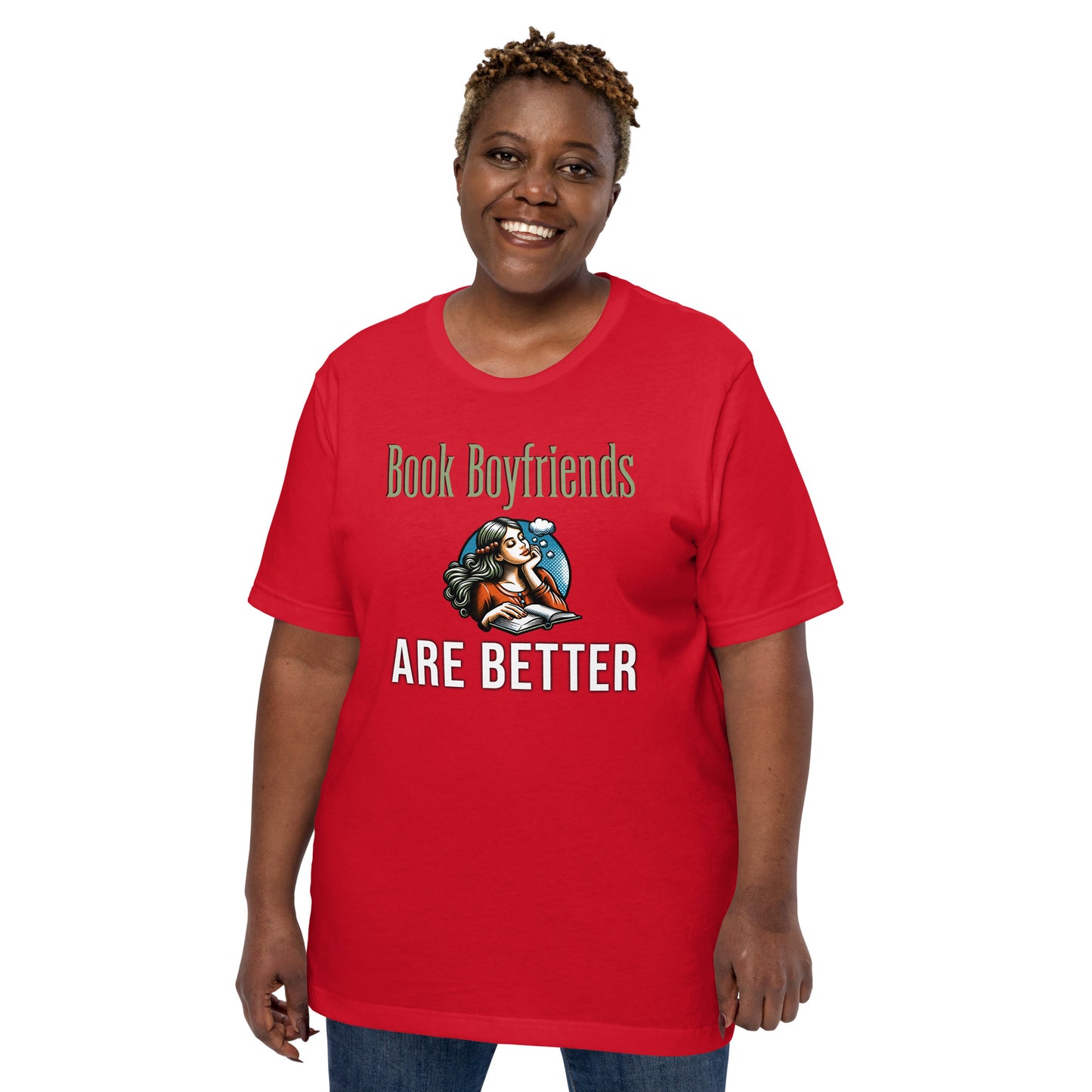 Book Boyfriends Are Better Unisex t-shirt