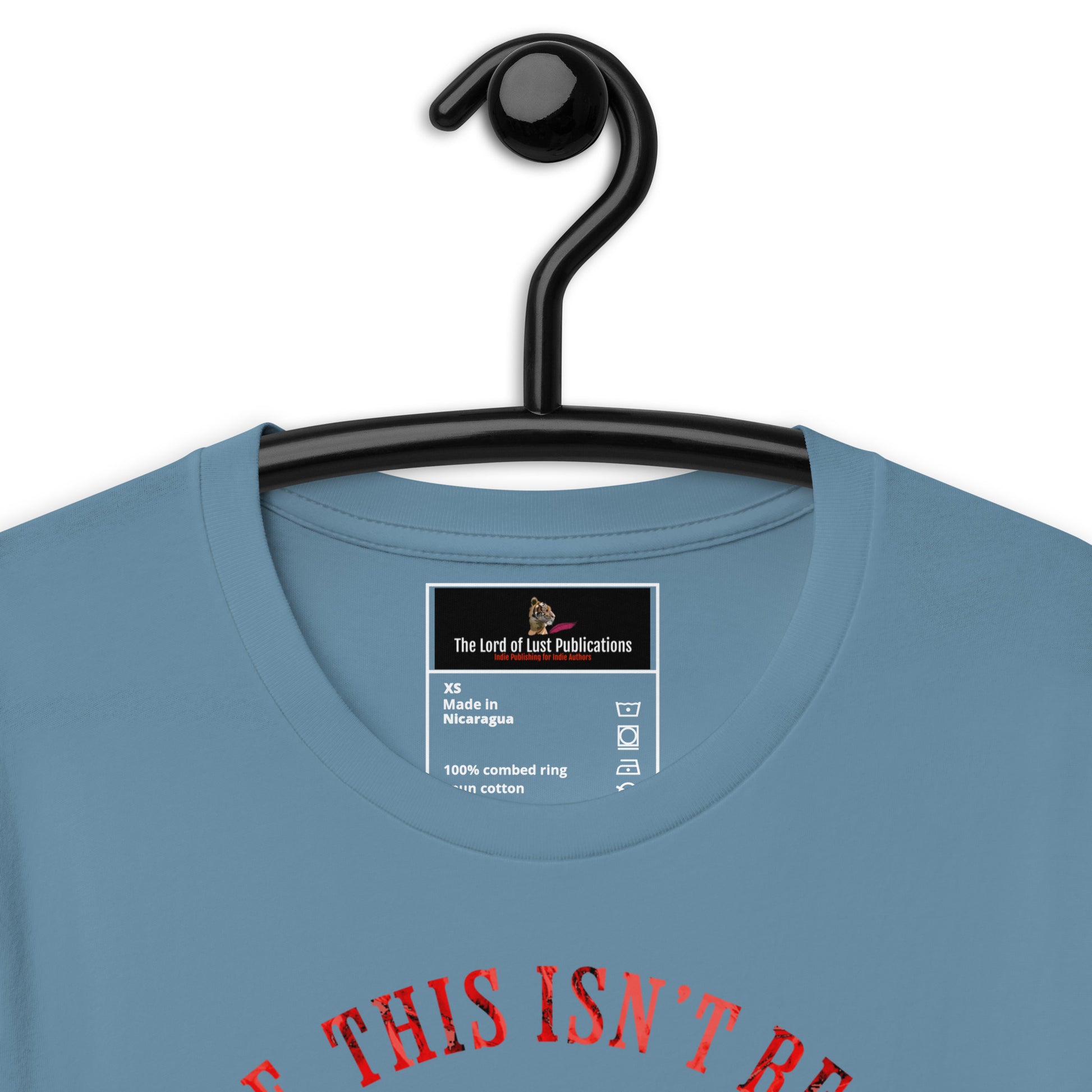 This isn't reading, it's foreplay Unisex t-shirt - Bookslut Shirts