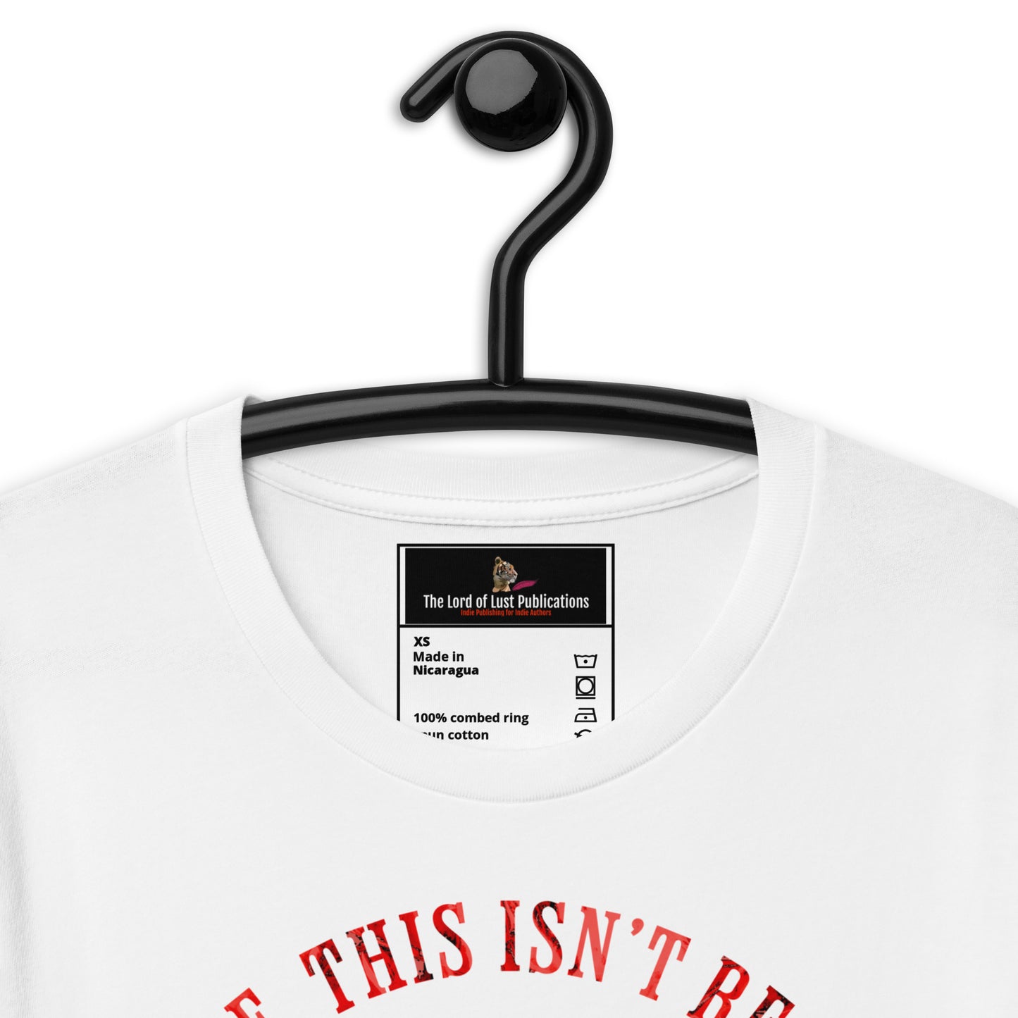 This isn't reading, it's foreplay Unisex t-shirt - Bookslut Shirts