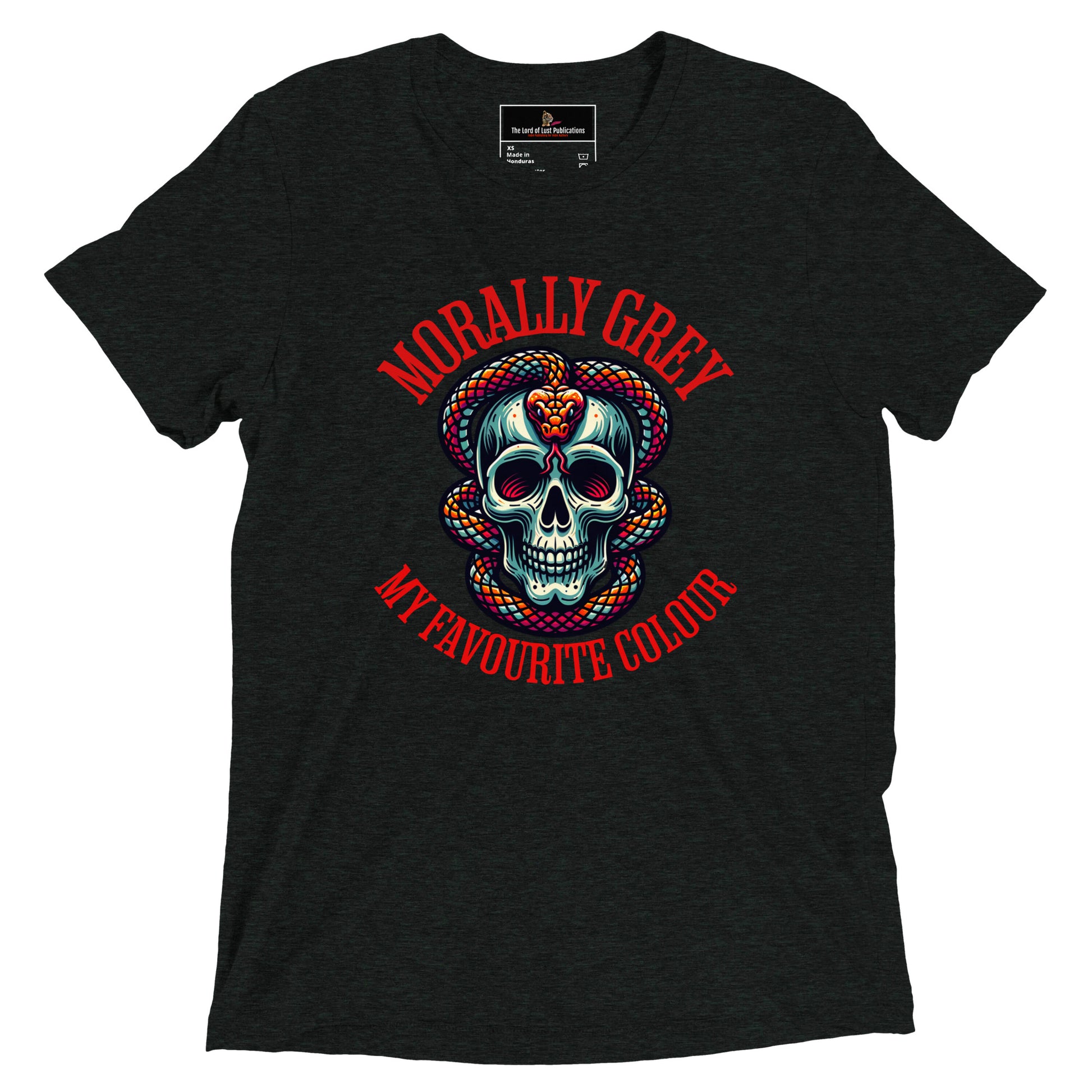 Morally Grey Short sleeve Unisex t-shirt - Bookslut Shirts