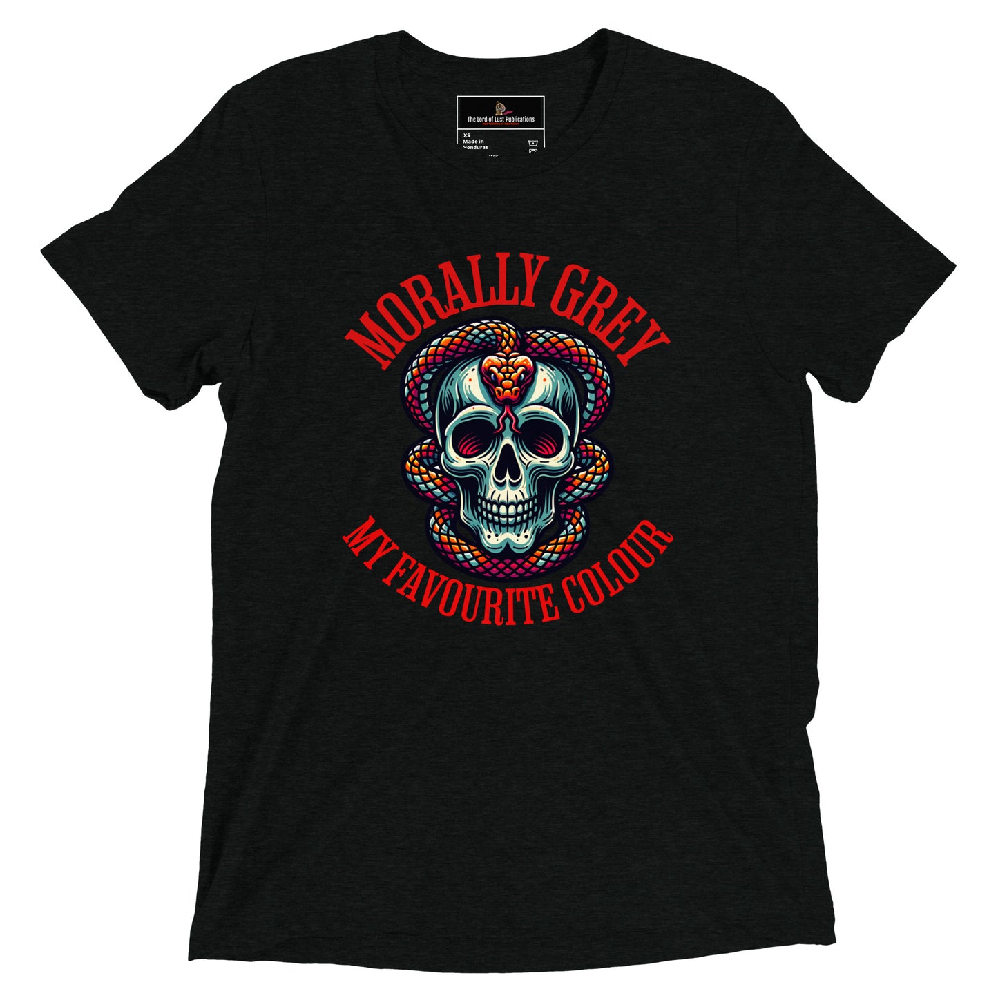 Morally Grey Short sleeve Unisex t-shirt - Bookslut Shirts